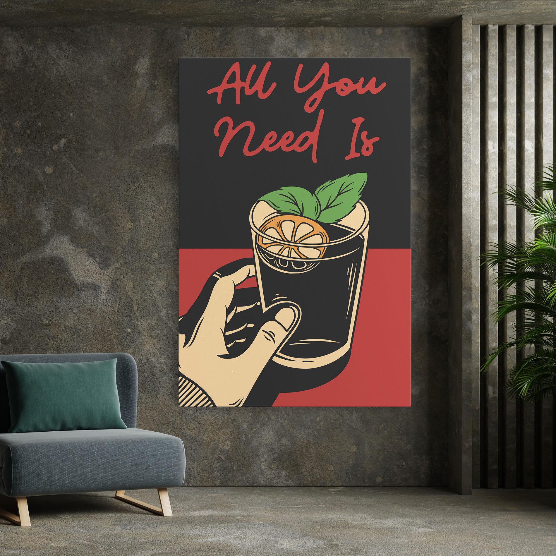 Tablou Canvas All U Need mockup 7