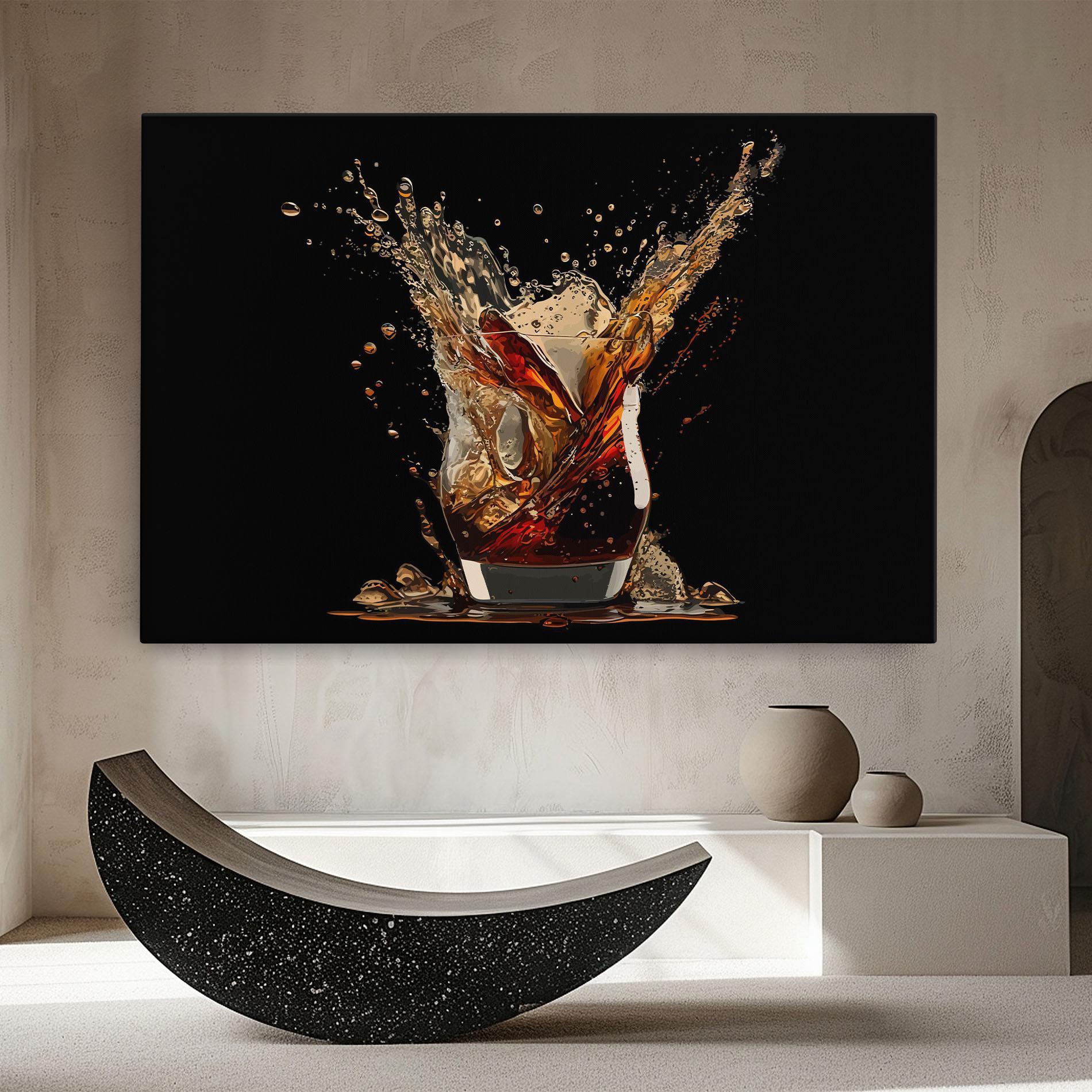 Tablou Canvas Cola Splash mockup 8