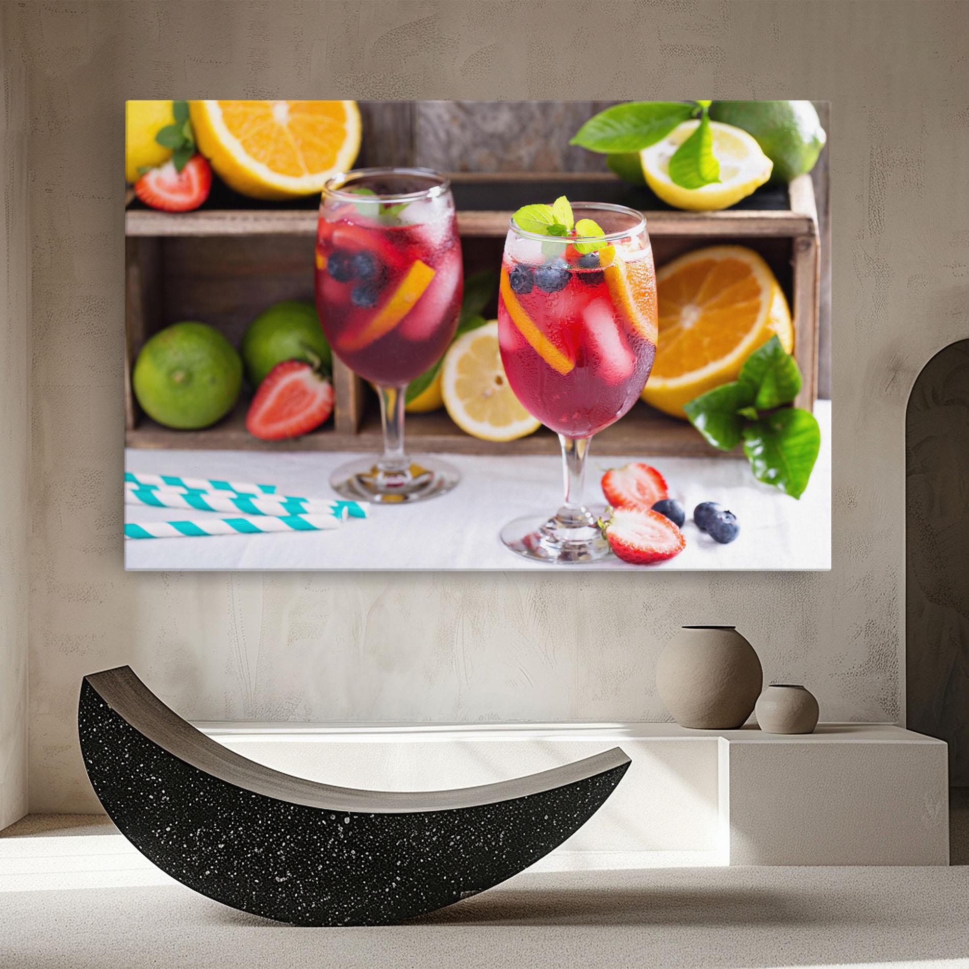 Tablou Canvas Colorful Summer Drink mockup 8