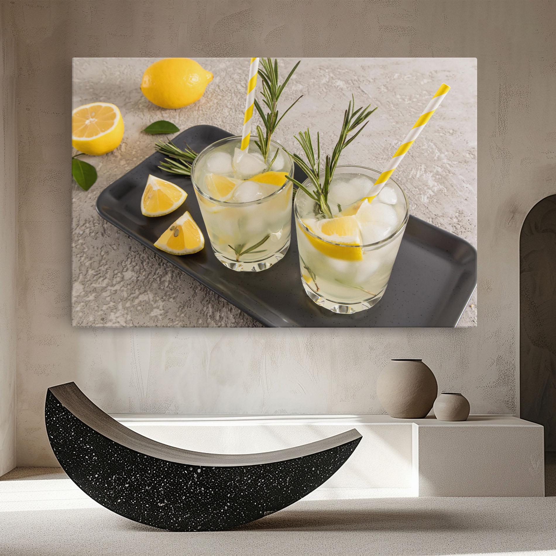 Tablou Canvas Fruit Vitamin Water mockup 8