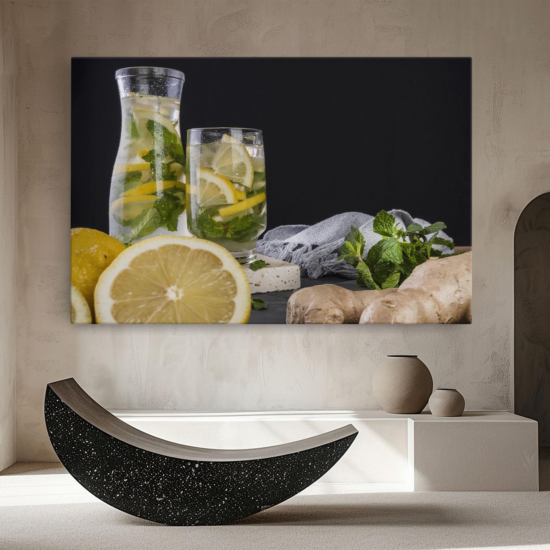 Tablou Canvas Ginger Lemonade mockup 8