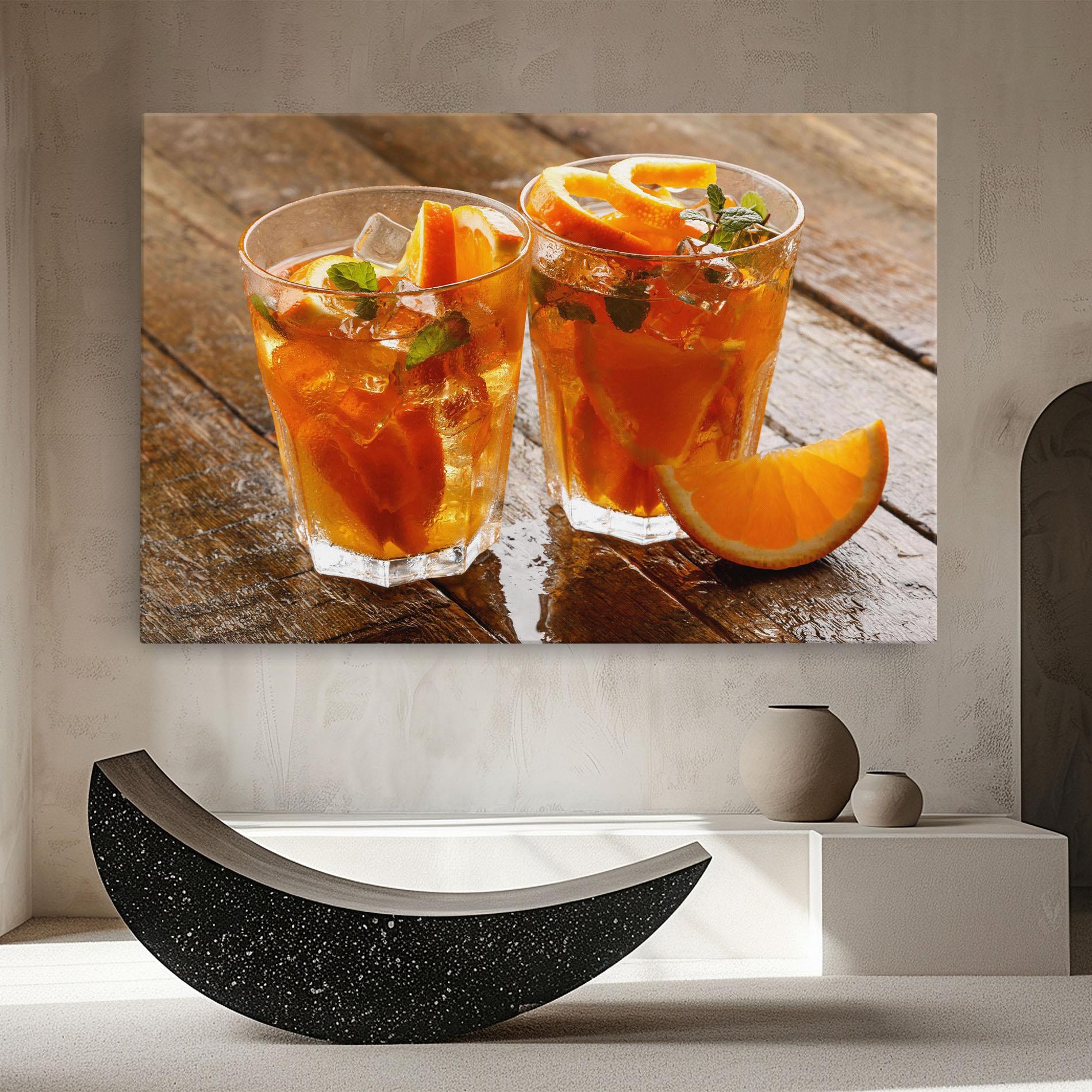 Tablou Canvas Orange Lemonade mockup 8