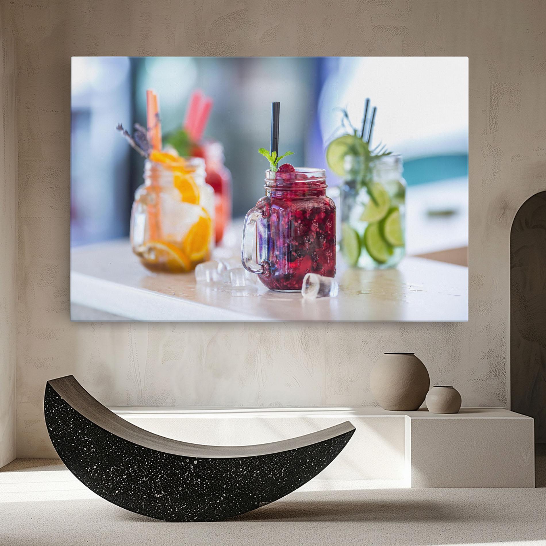 Tablou Canvas Orange Lime Lemonades mockup 8