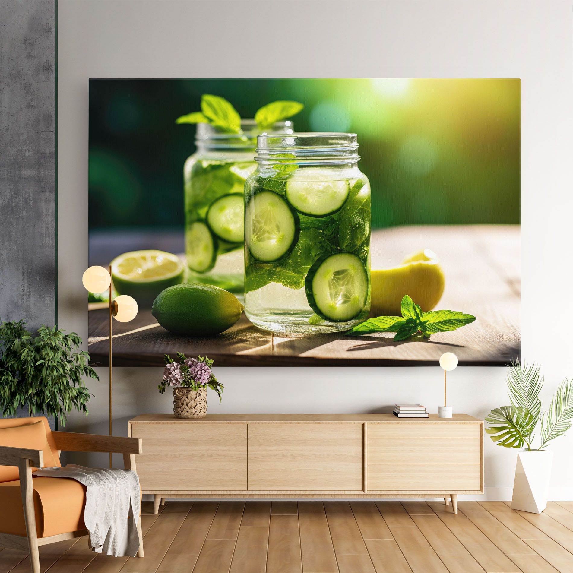 Cold Drink Cucumber mockup 9
