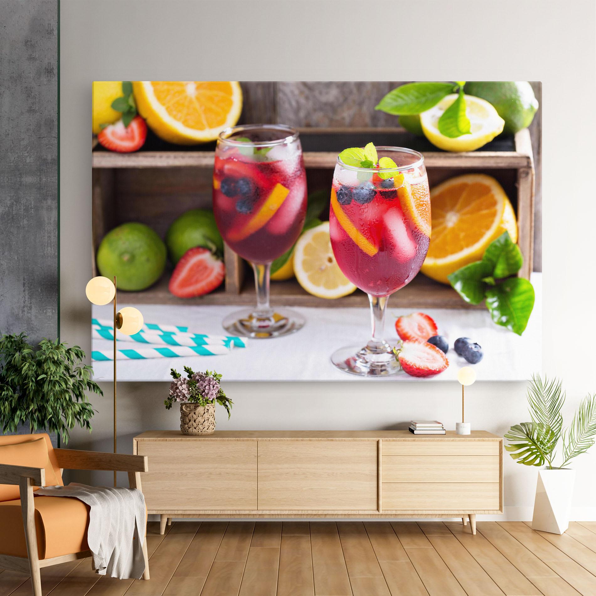 Tablou Canvas Colorful Summer Drink mockup 9