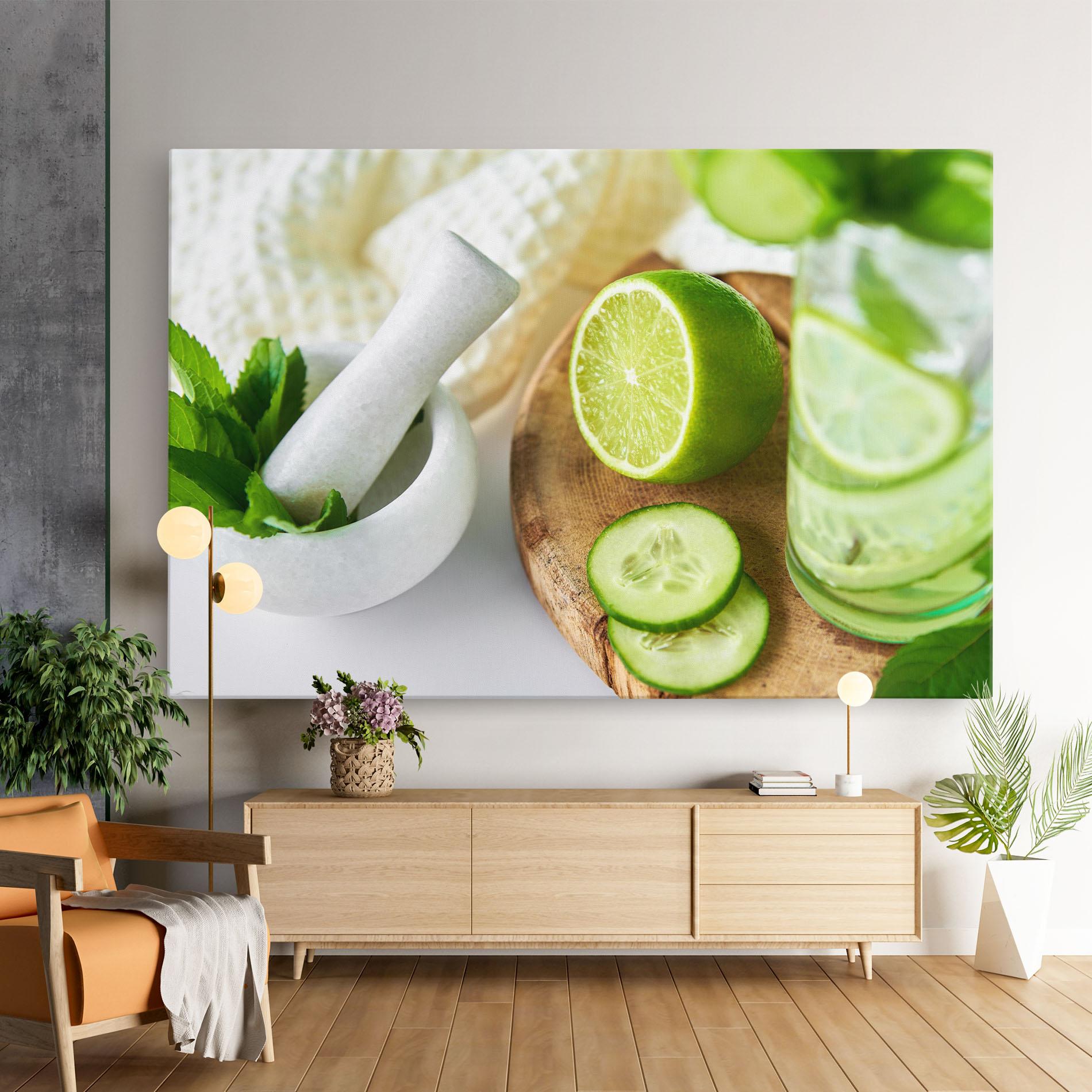 Tablou Canvas Detox Drink Lemonade mockup 9