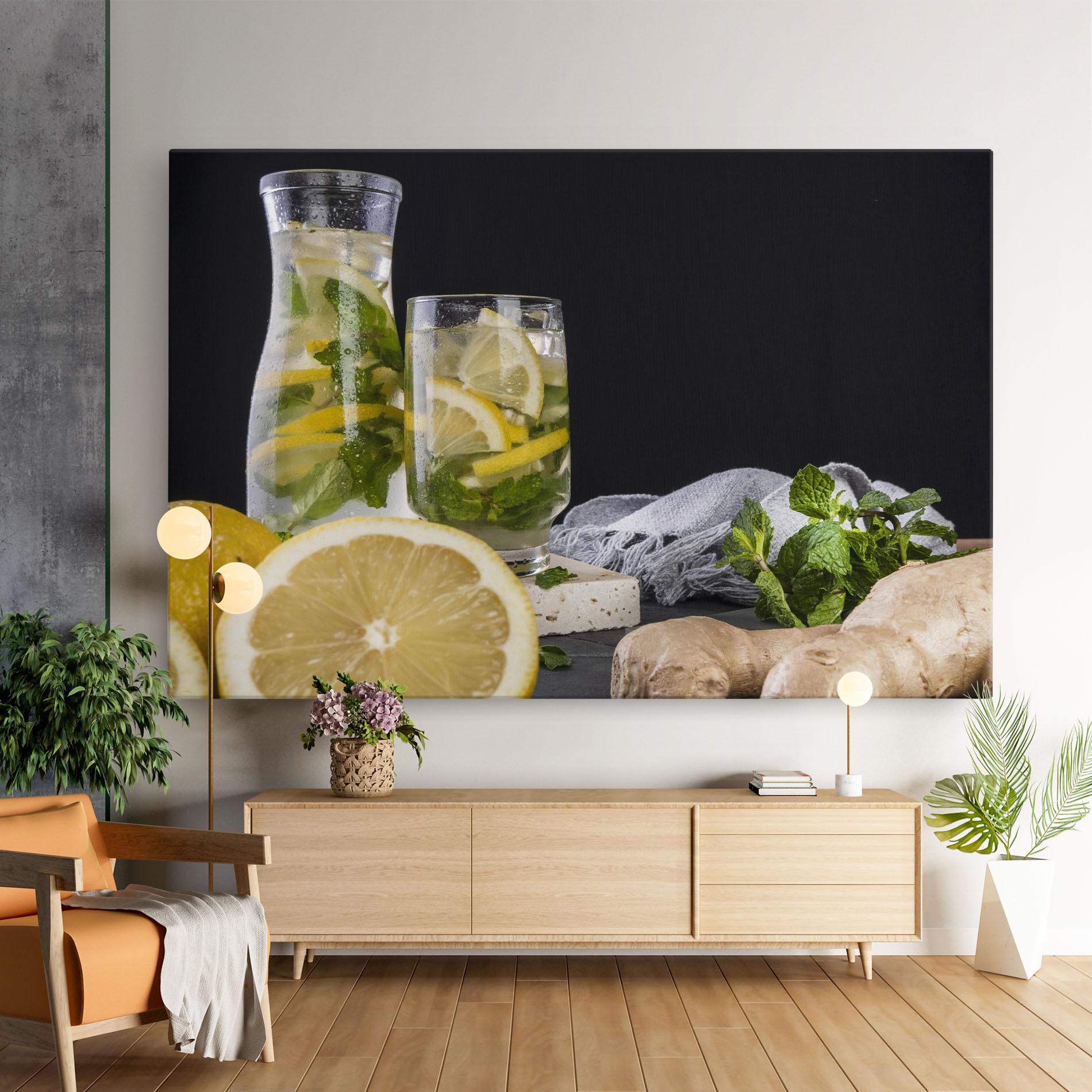 Tablou Canvas Ginger Lemonade mockup 9