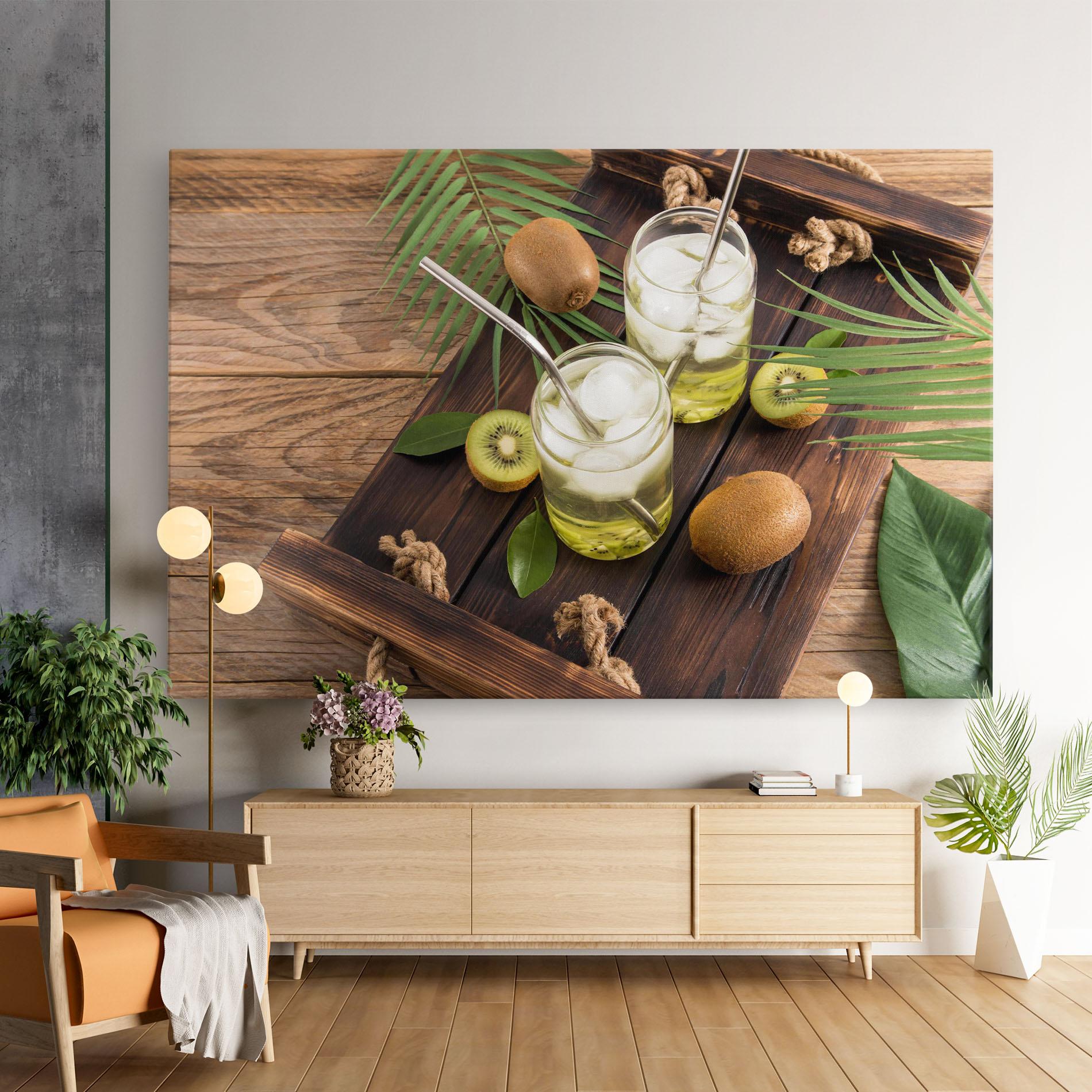 Tablou Canvas Kiwi Drinks mockup 9