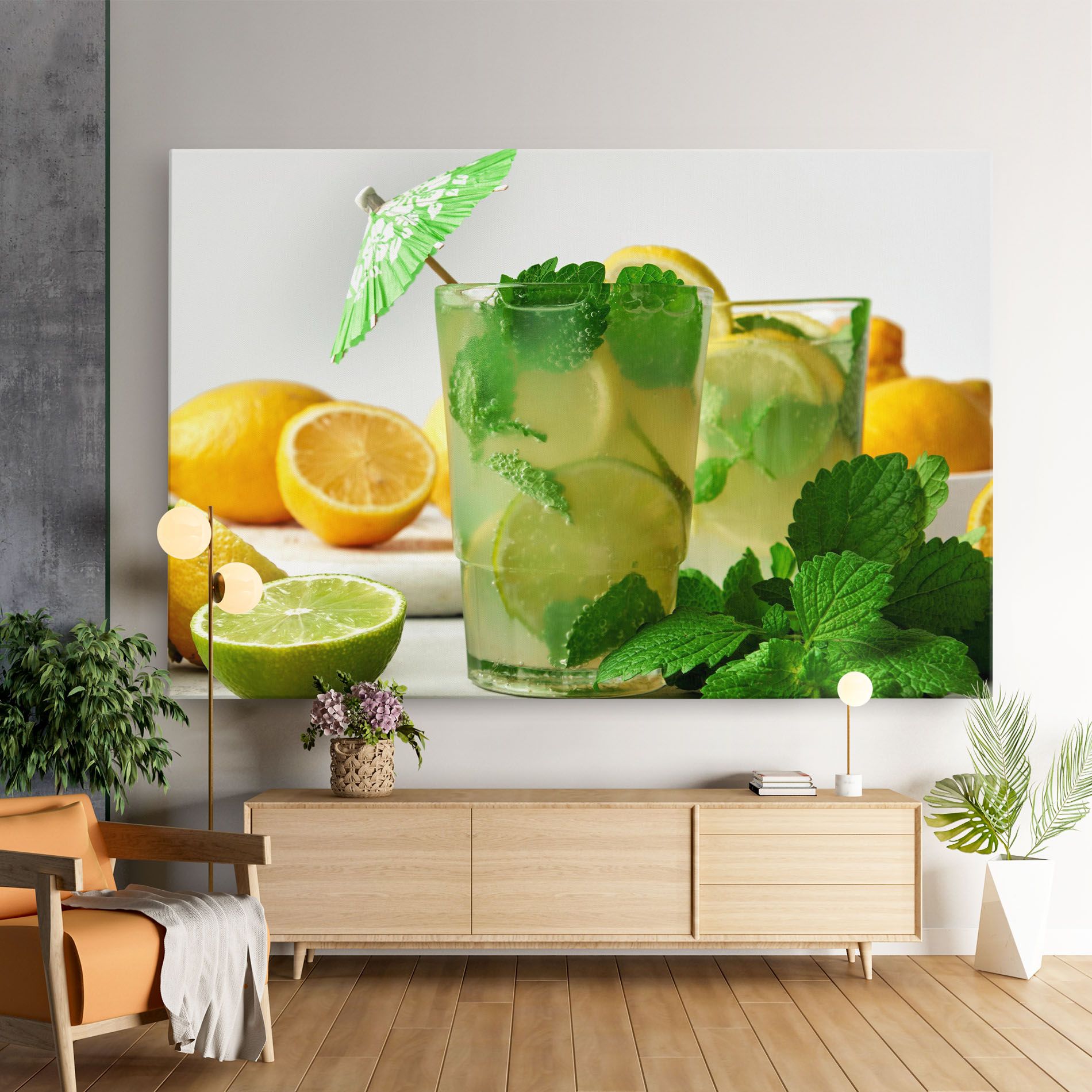 Mint Leaves Lemonade mockup 9