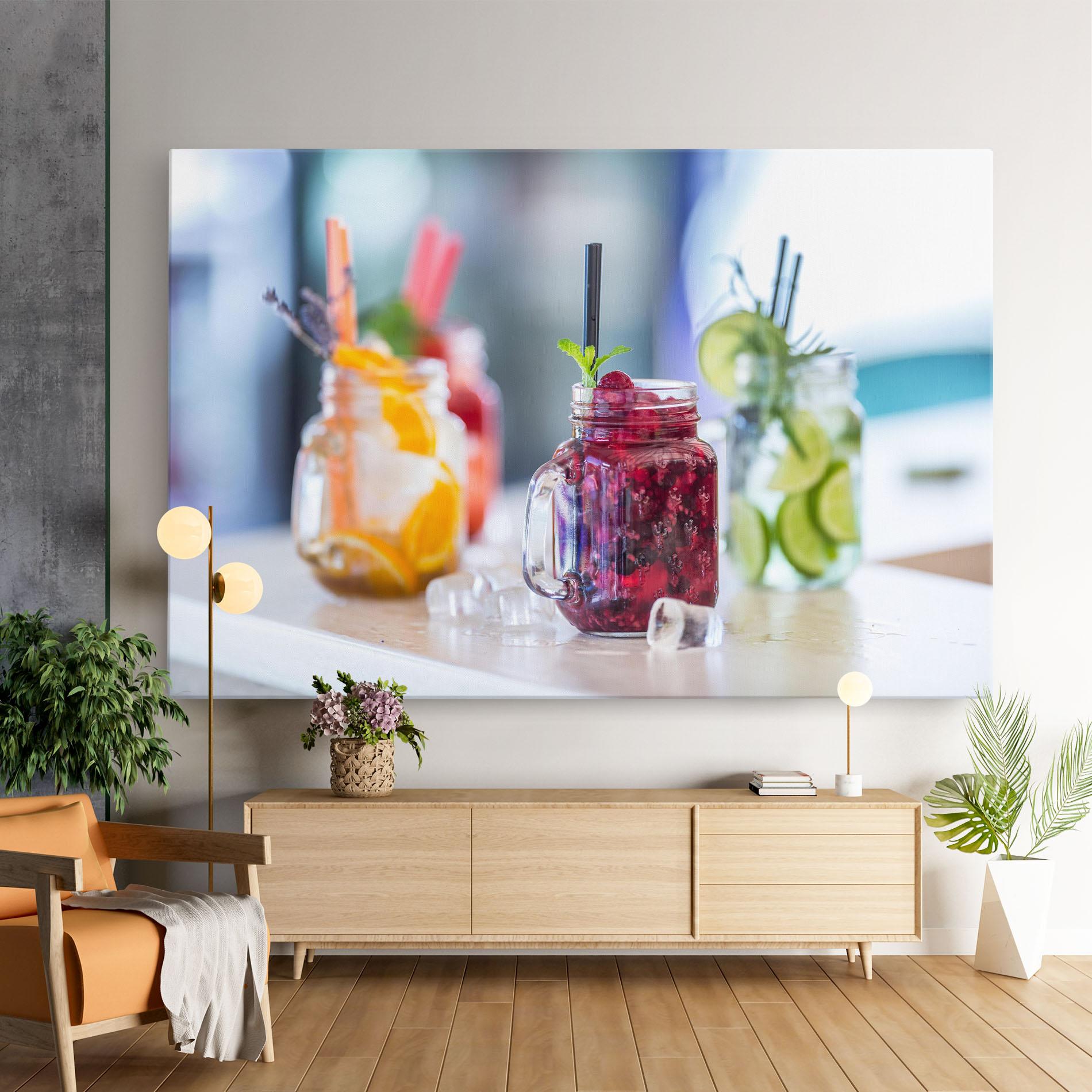 Tablou Canvas Orange Lime Lemonades mockup 9