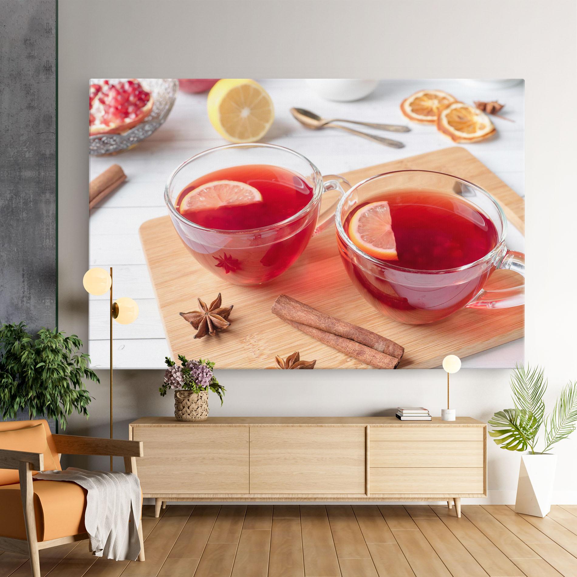 Tablou Canvas Pomegranate Lemon mockup 9