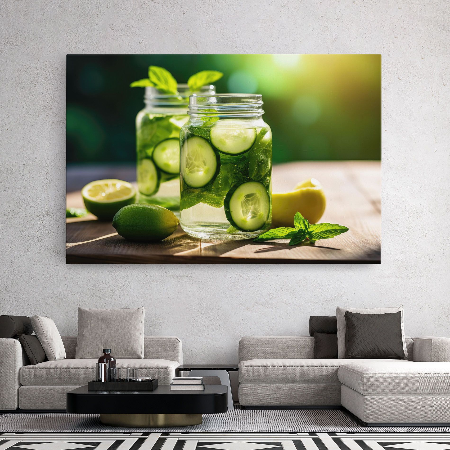 Cold Drink Cucumber mockup 2