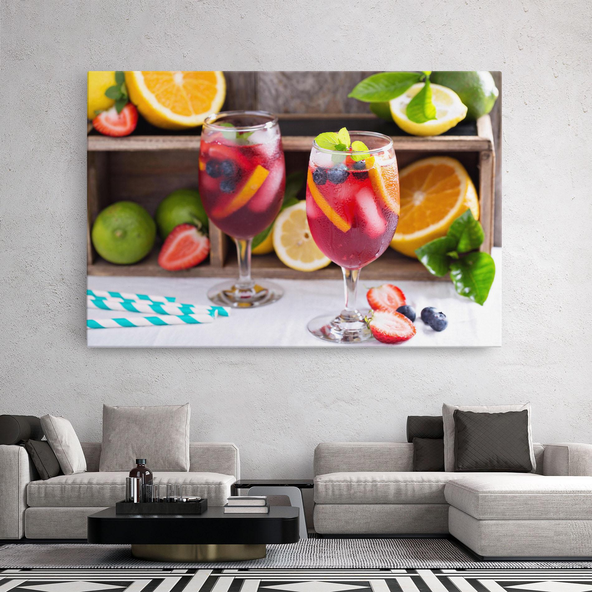 Tablou Canvas Colorful Summer Drink mockup 2