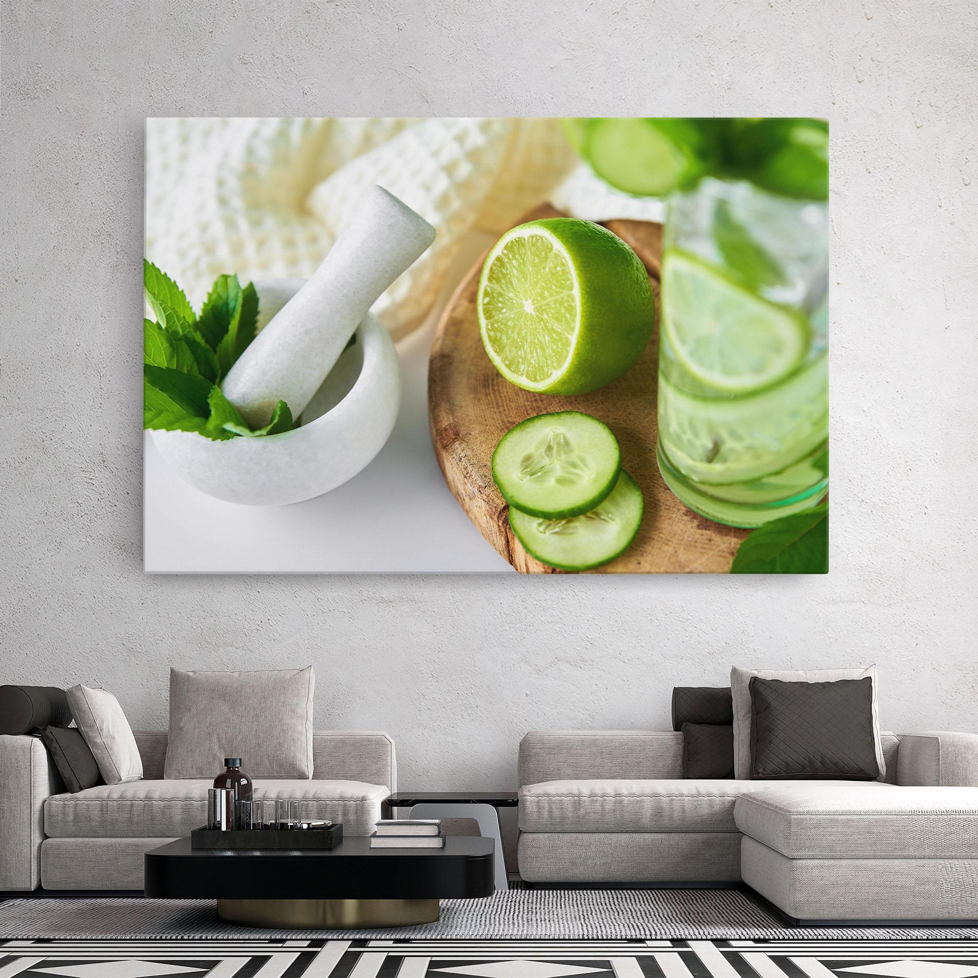 Tablou Canvas Detox Drink Lemonade mockup 2
