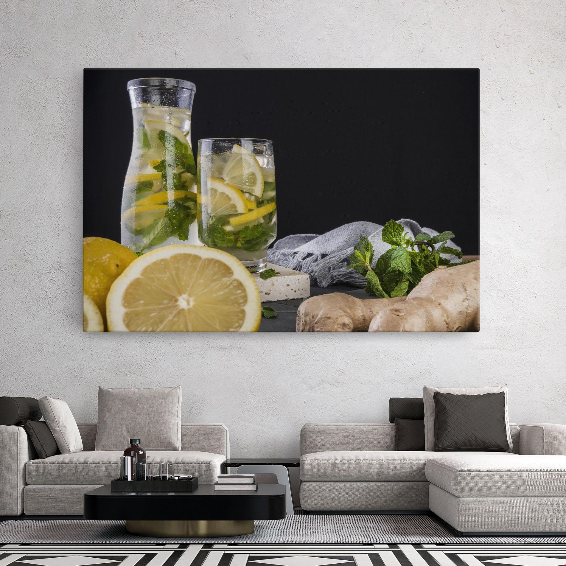 Tablou Canvas Ginger Lemonade mockup 2