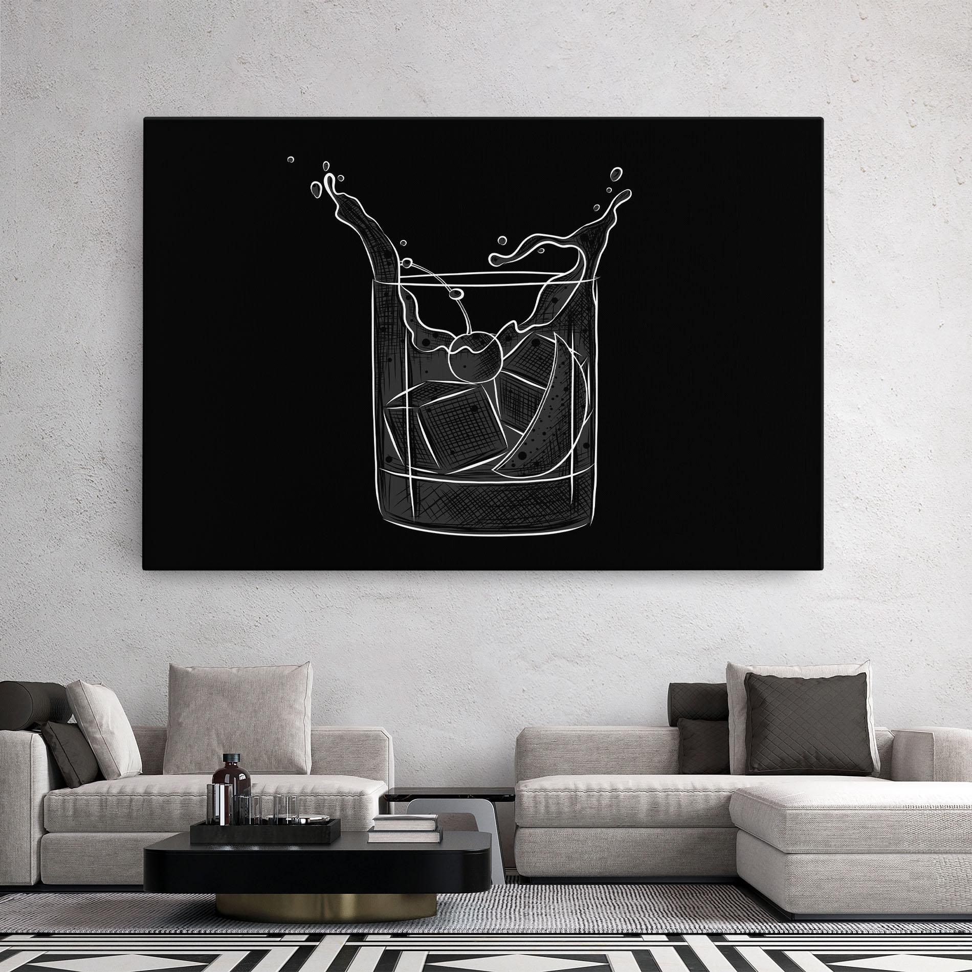 Tablou Canvas Lime Drink mockup 2