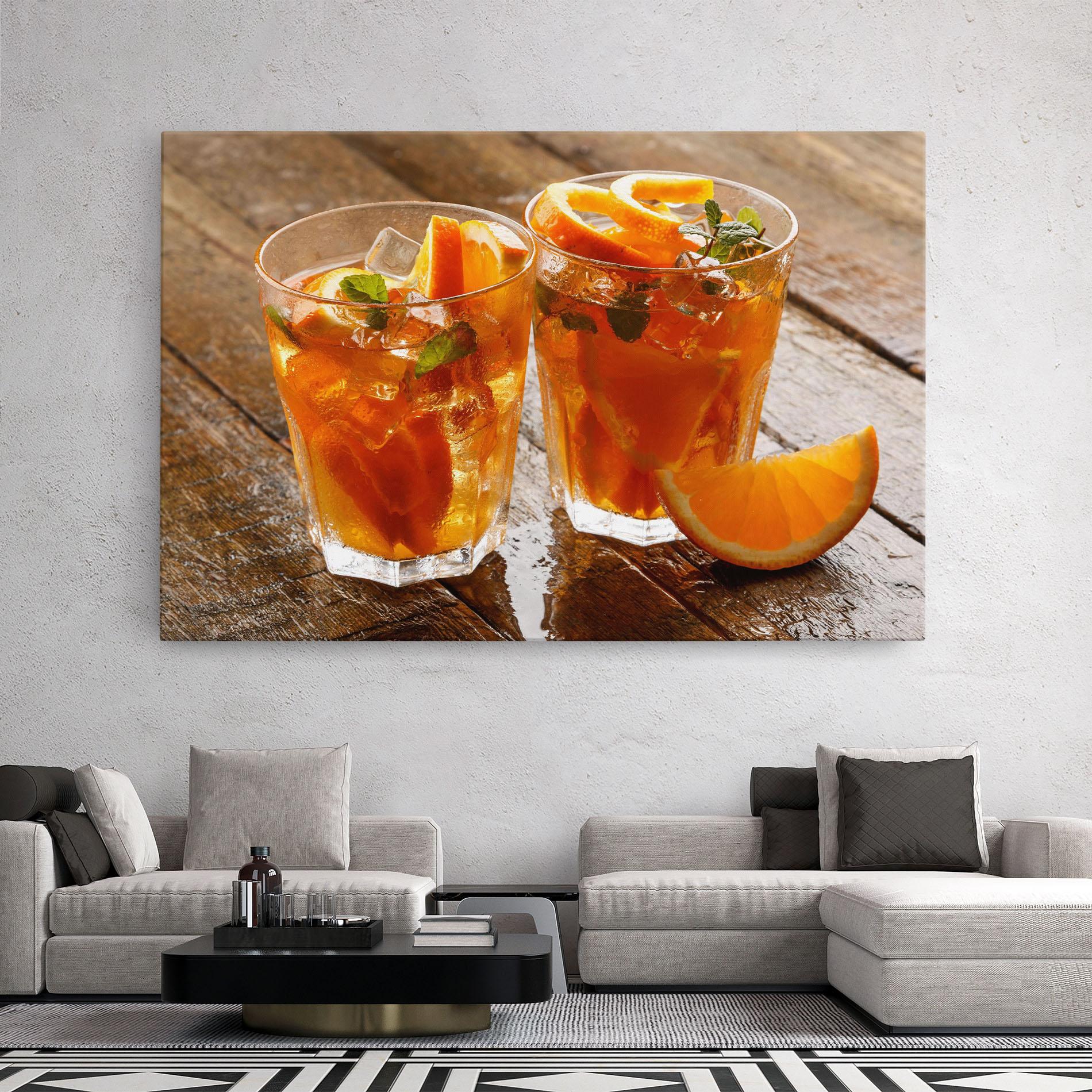 Tablou Canvas Orange Lemonade mockup 2