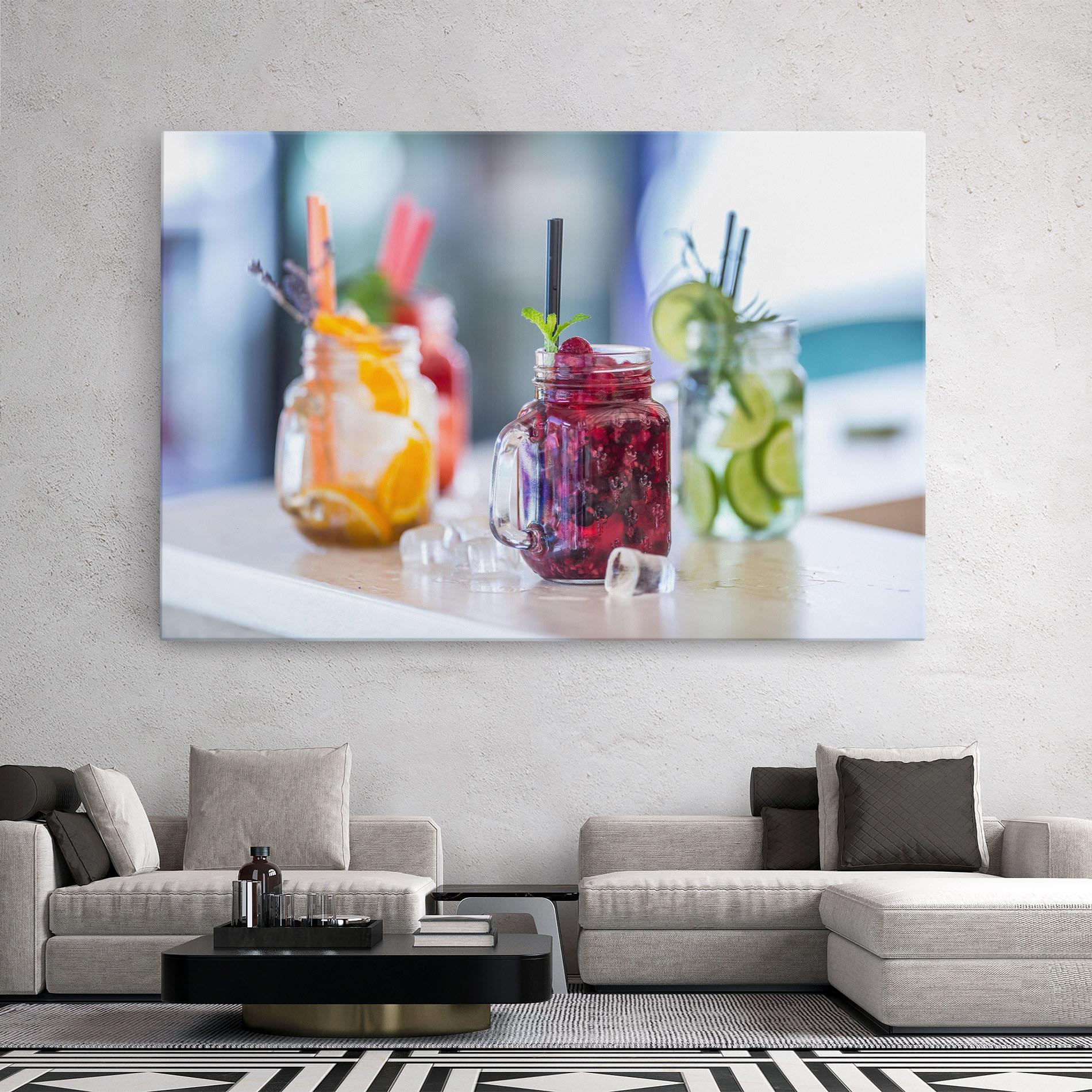 Tablou Canvas Orange Lime Lemonades mockup 2