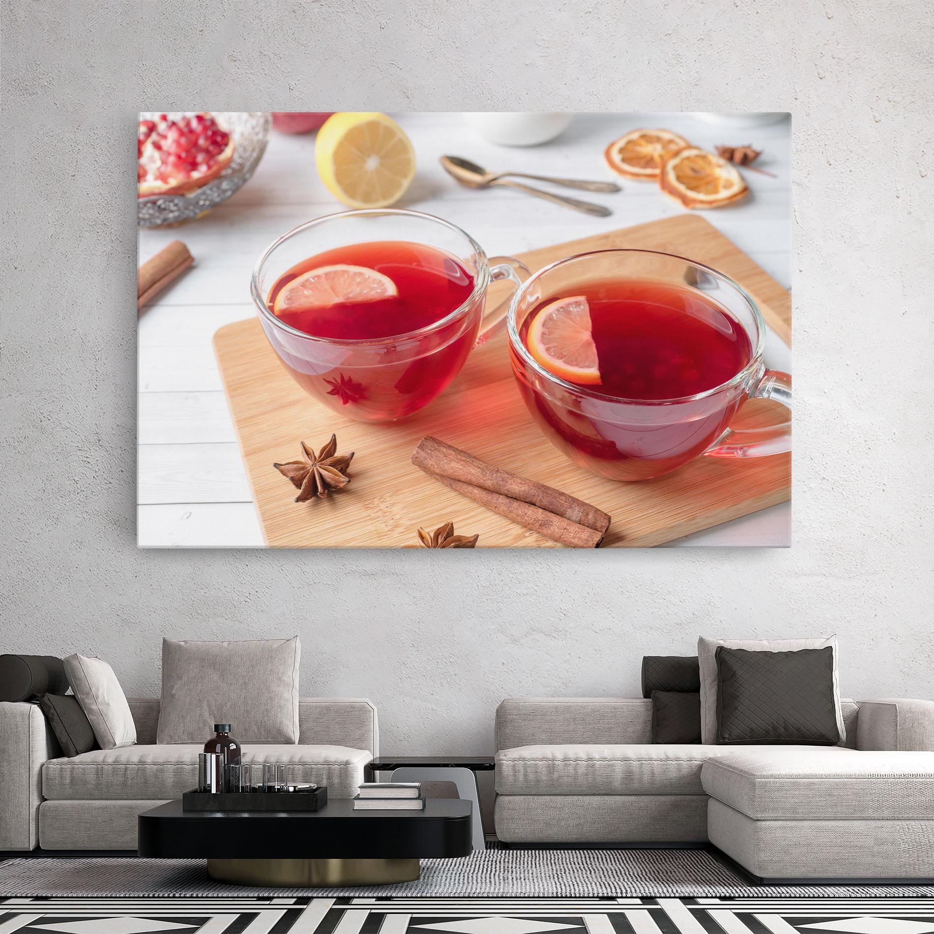 Tablou Canvas Pomegranate Lemon mockup 2