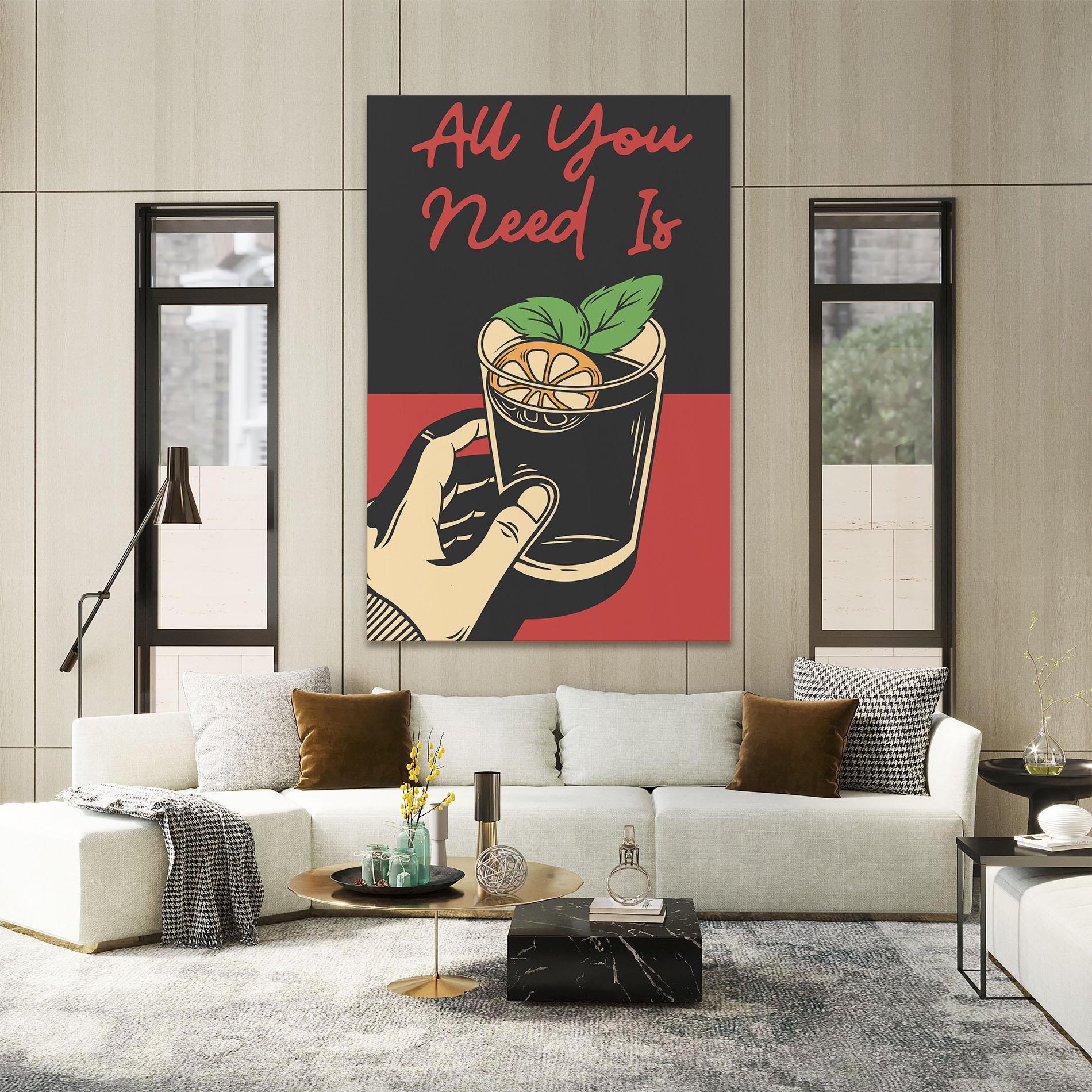 Tablou Canvas All U Need mockup 2