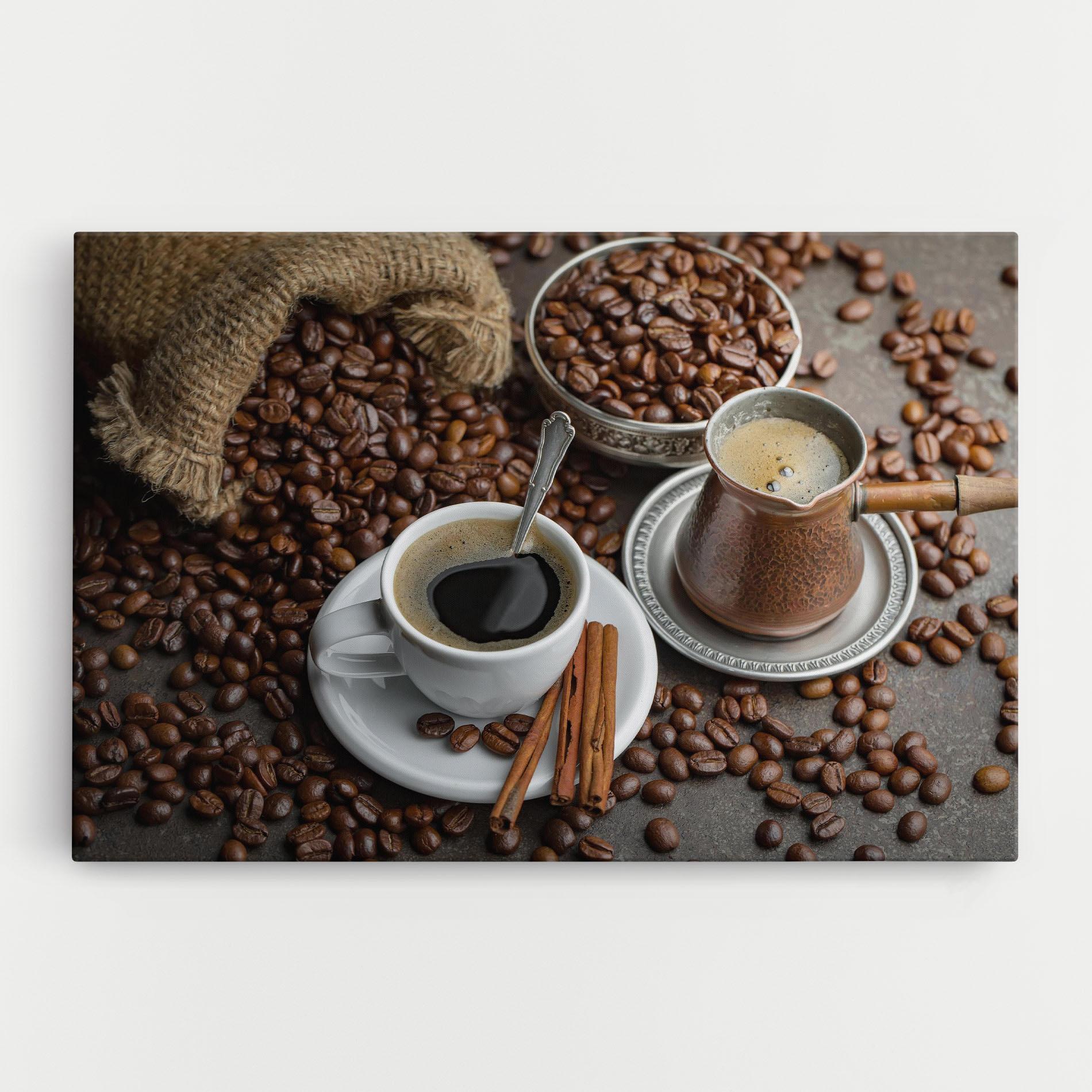 Tablou Canvas Black Coffee Bean mockup 0