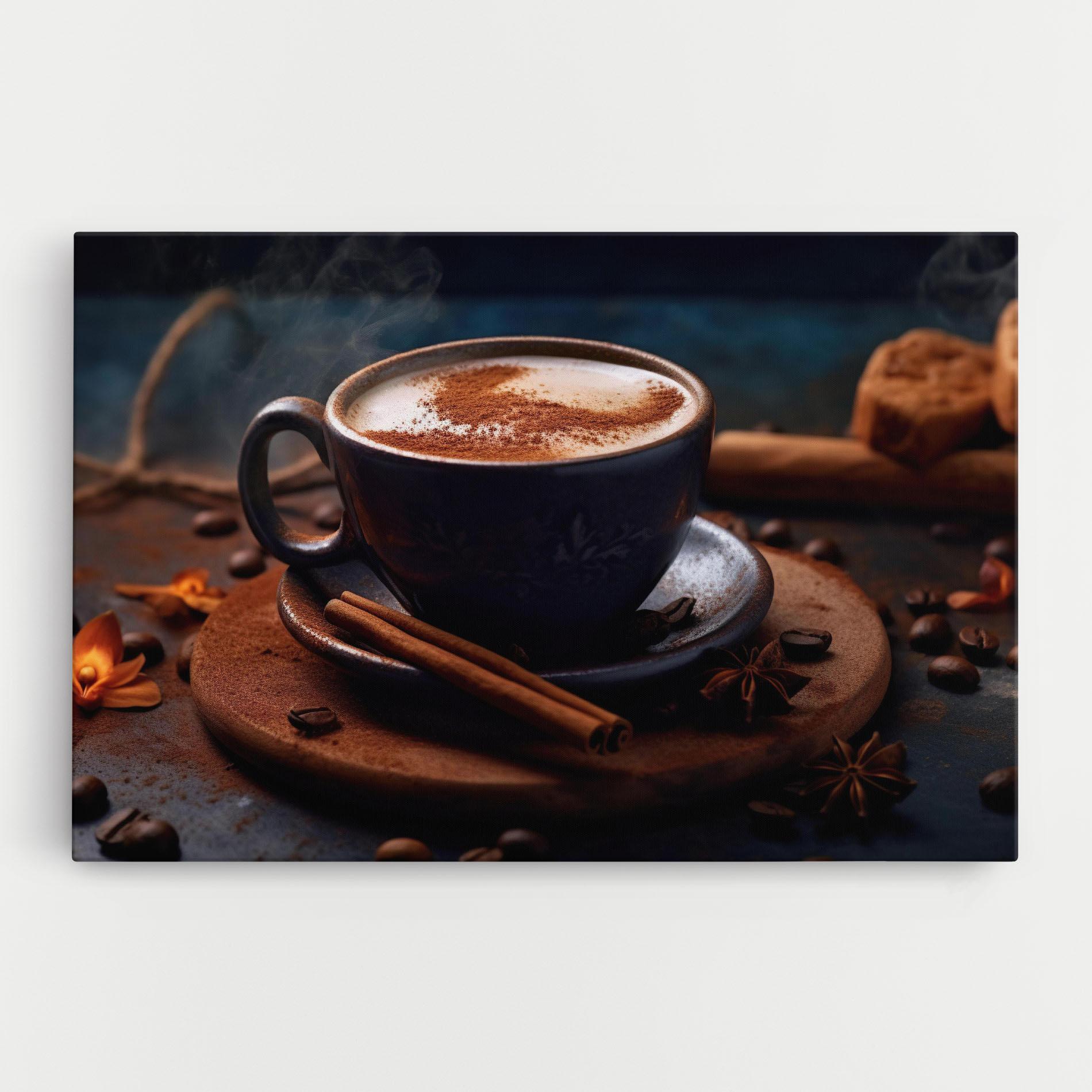 Tablou Canvas Cinnamon Coffee Cup mockup 0