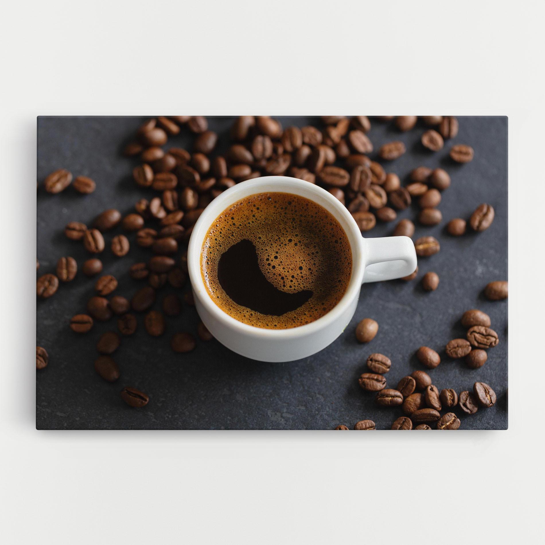 Tablou Canvas Espresso Close Up mockup 0