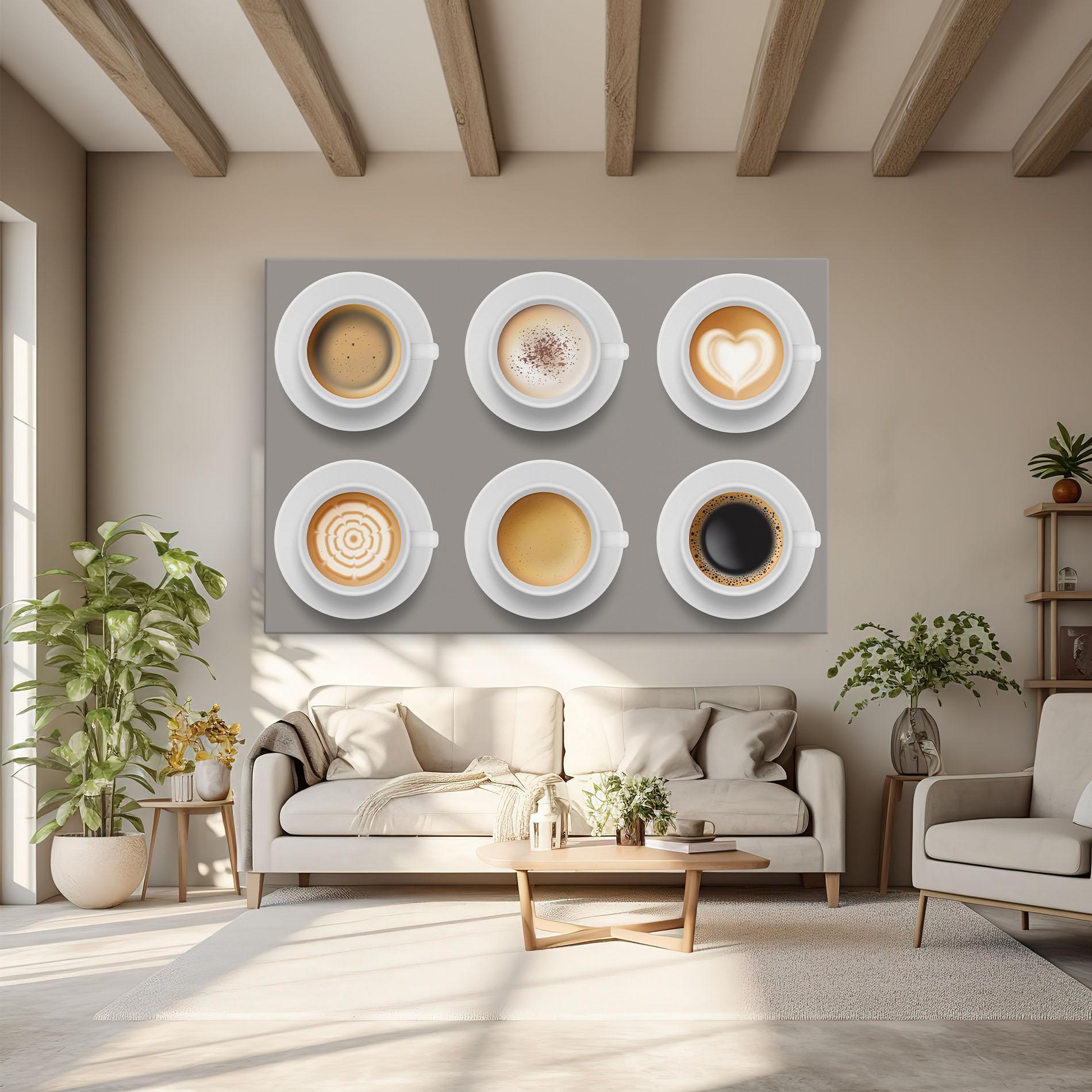 Tablou Canvas Coffee Cups Mix mockup 6