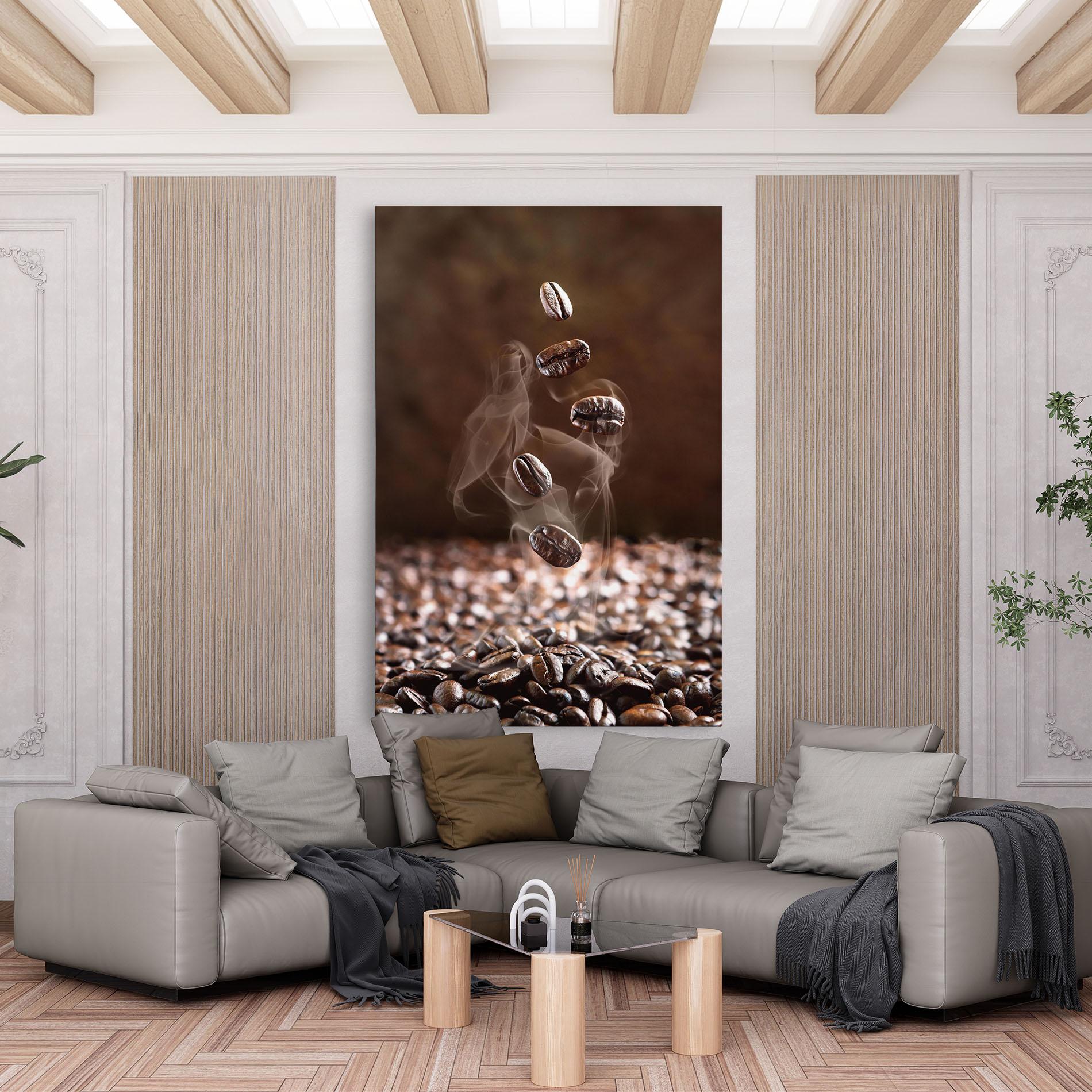 Tablou Canvas Close Up Falling Beans mockup 6