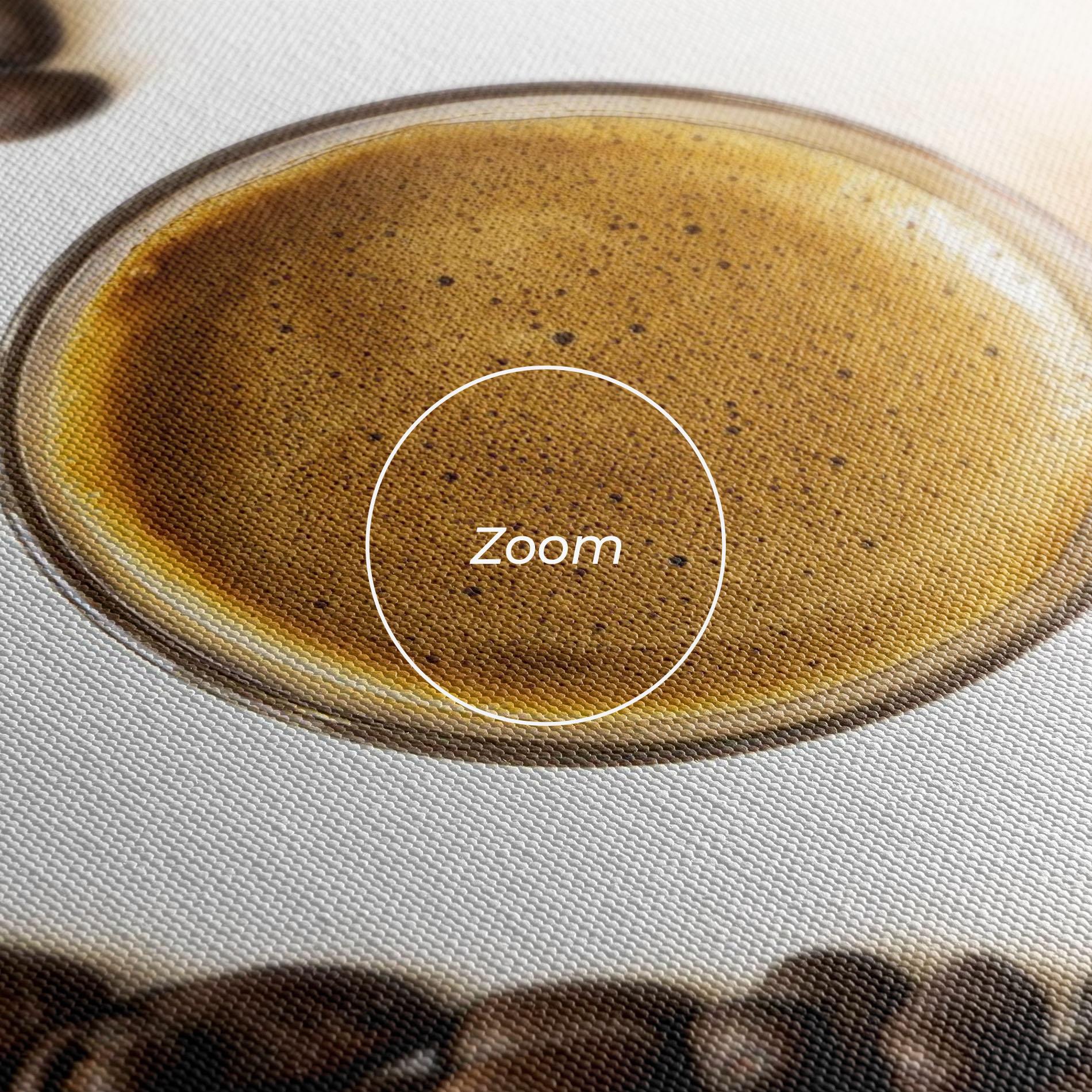 Tablou Canvas Coffee Bean Heart mockup 3