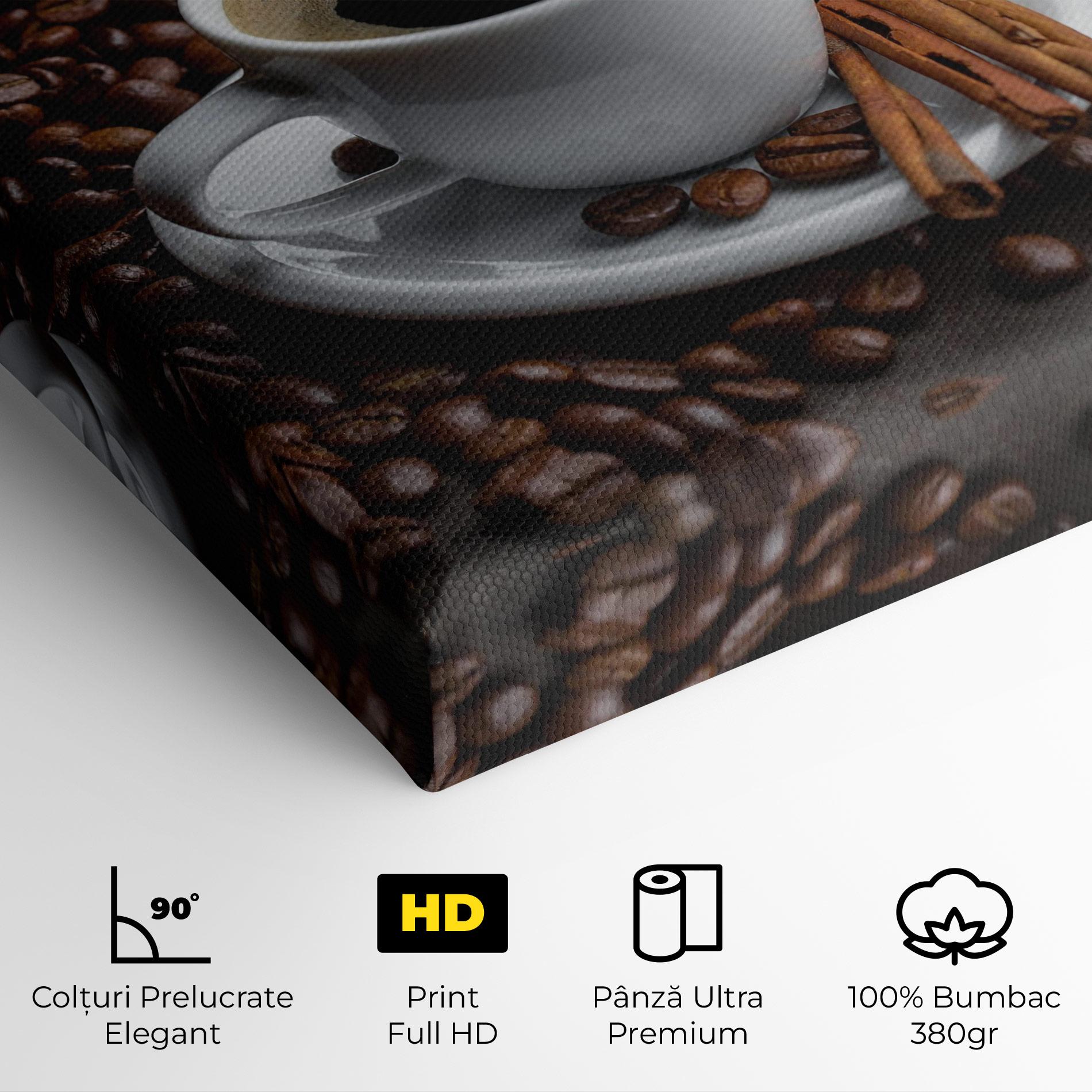 Tablou Canvas Black Coffee Beans mockup 4