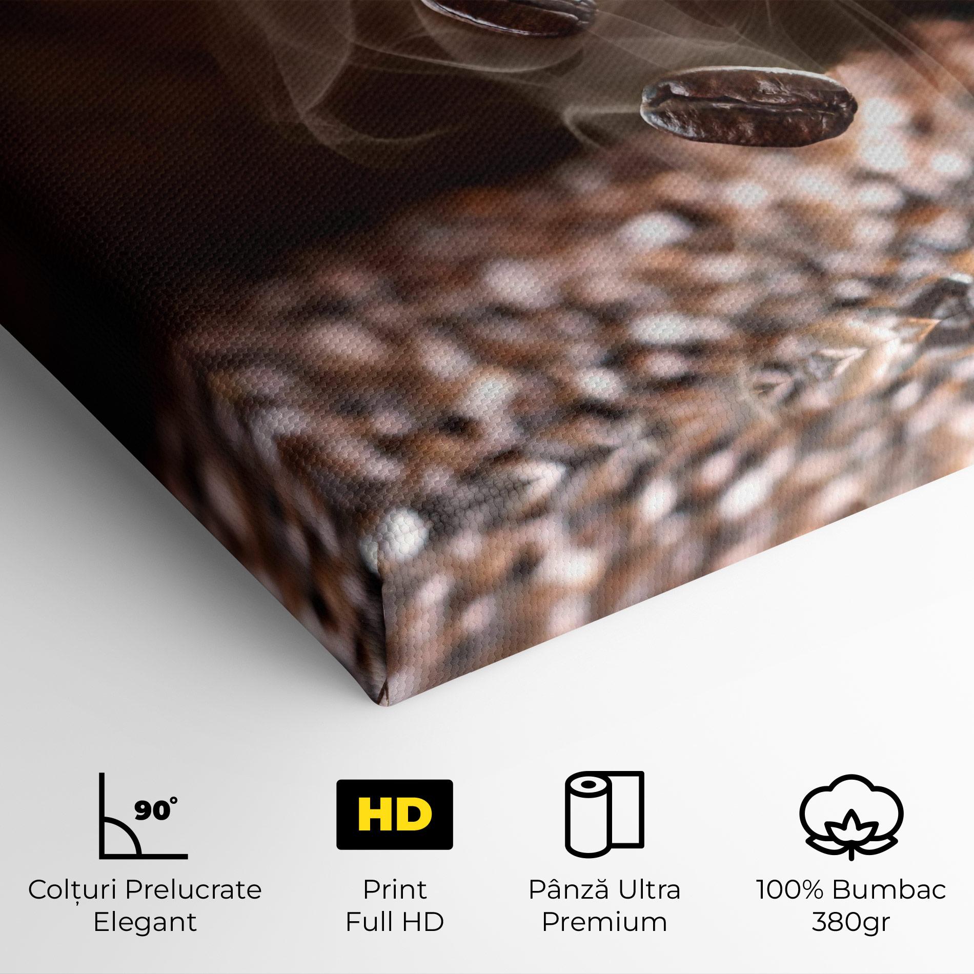 Tablou Canvas Close Up Falling Beans mockup 4