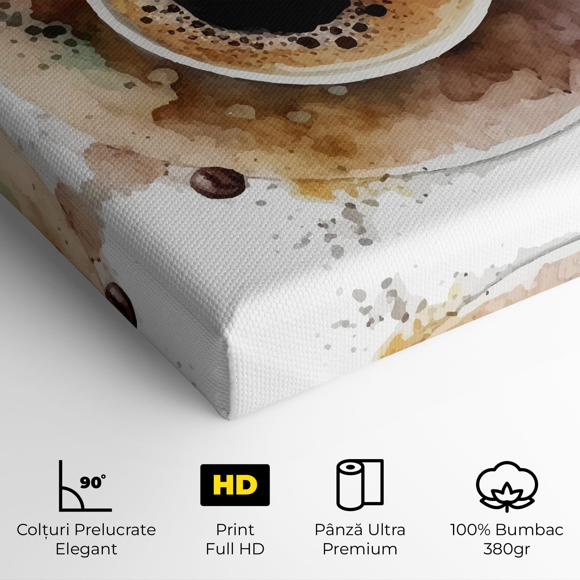 Tablou Canvas Coffee Liquid mockup 4