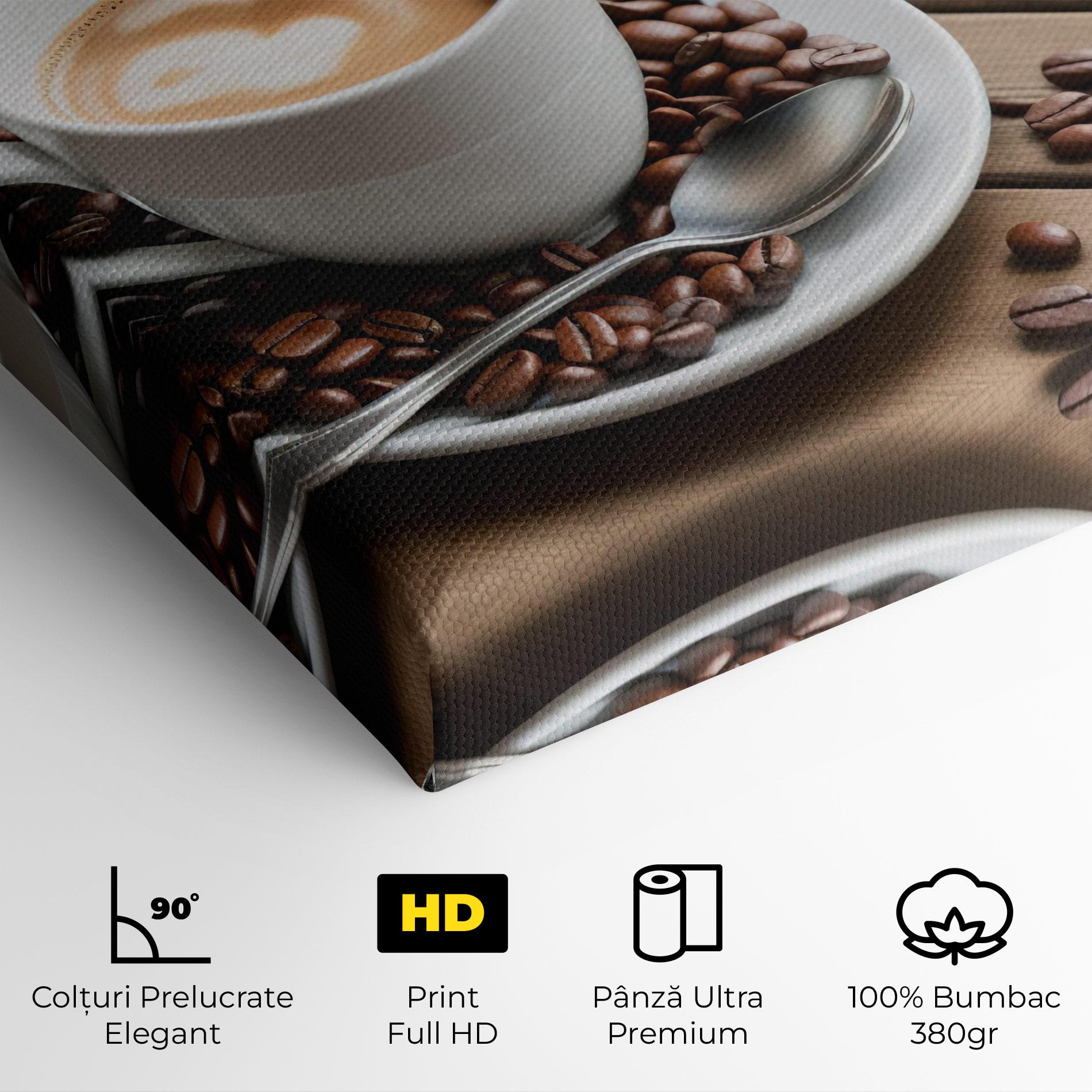 Tablou Canvas Coffee On Table mockup 4