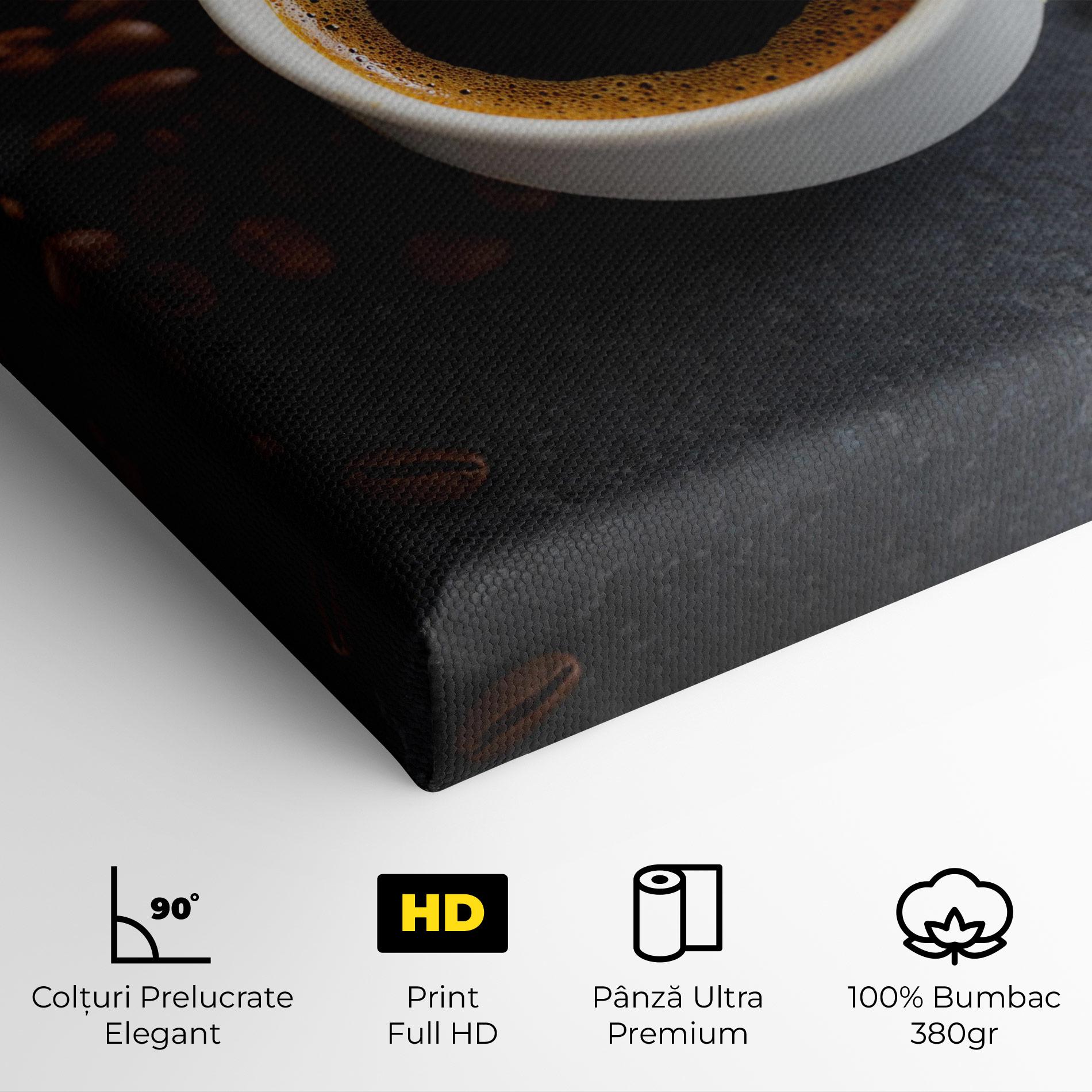 Tablou Canvas Espresso Close Up mockup 4
