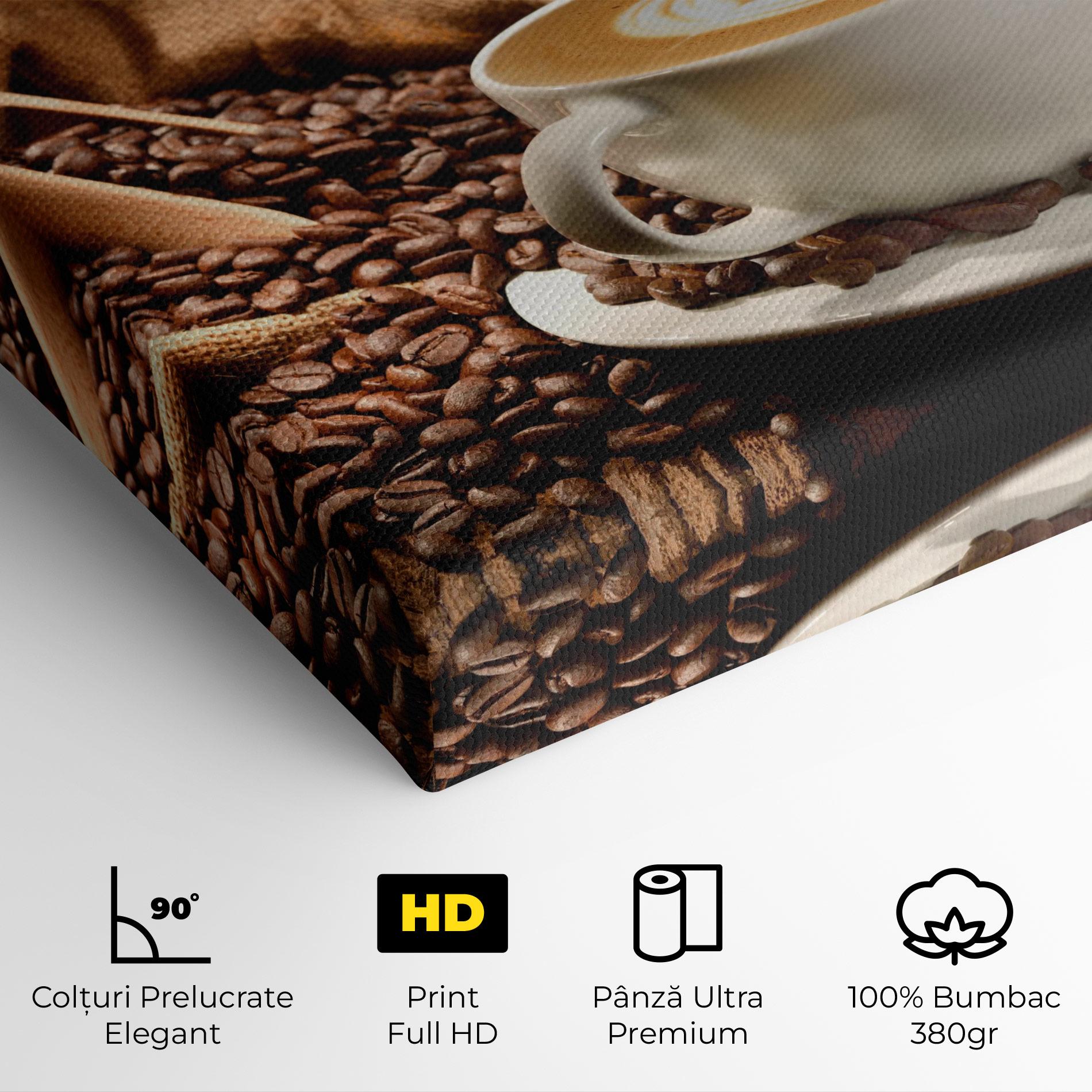 Tablou Canvas Latte Coffee mockup 4