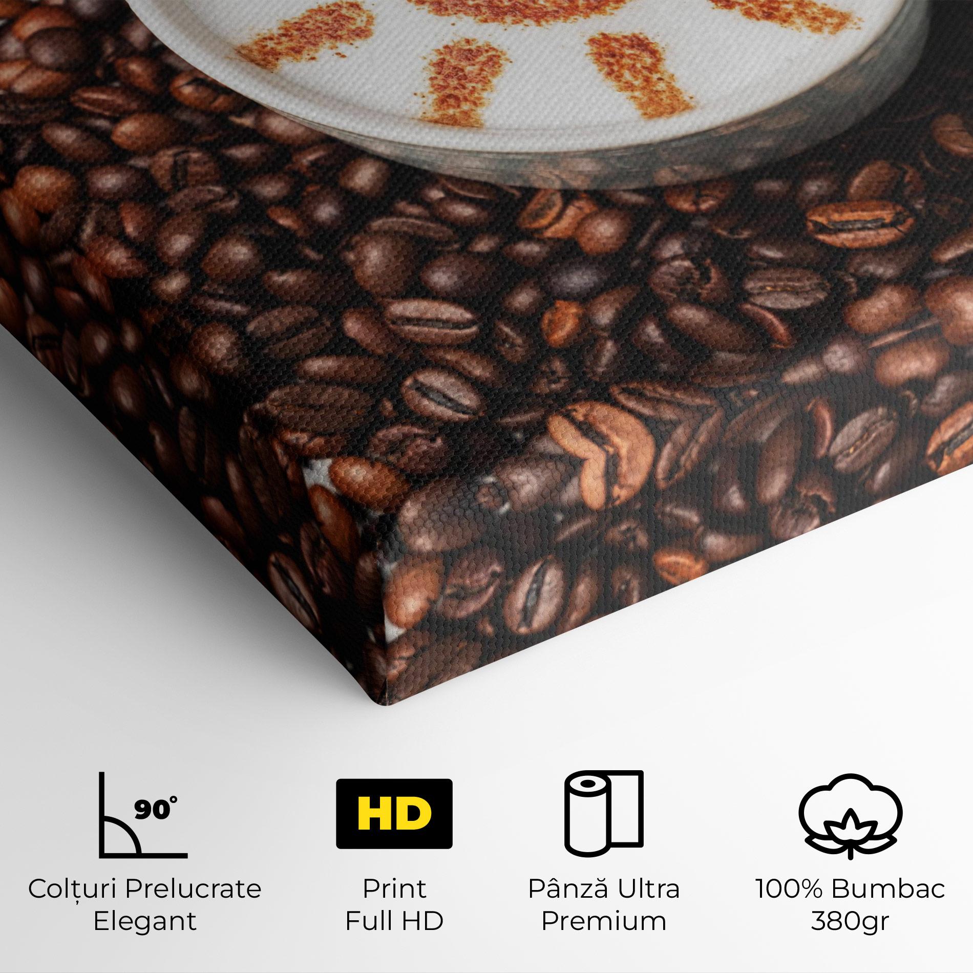 Tablou Canvas Sun Pattern Coffee mockup 4