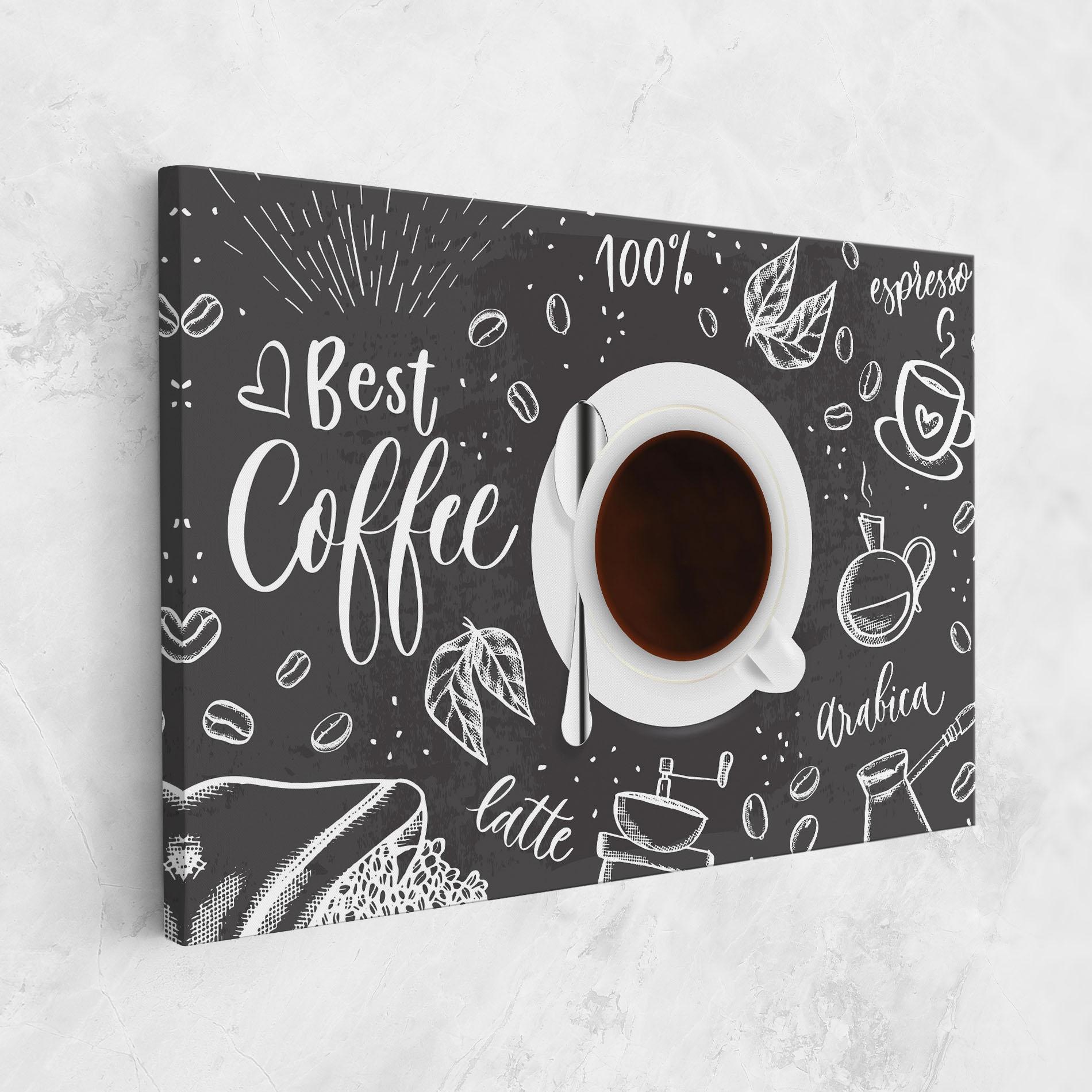 Tablou Canvas Best Coffee mockup 1