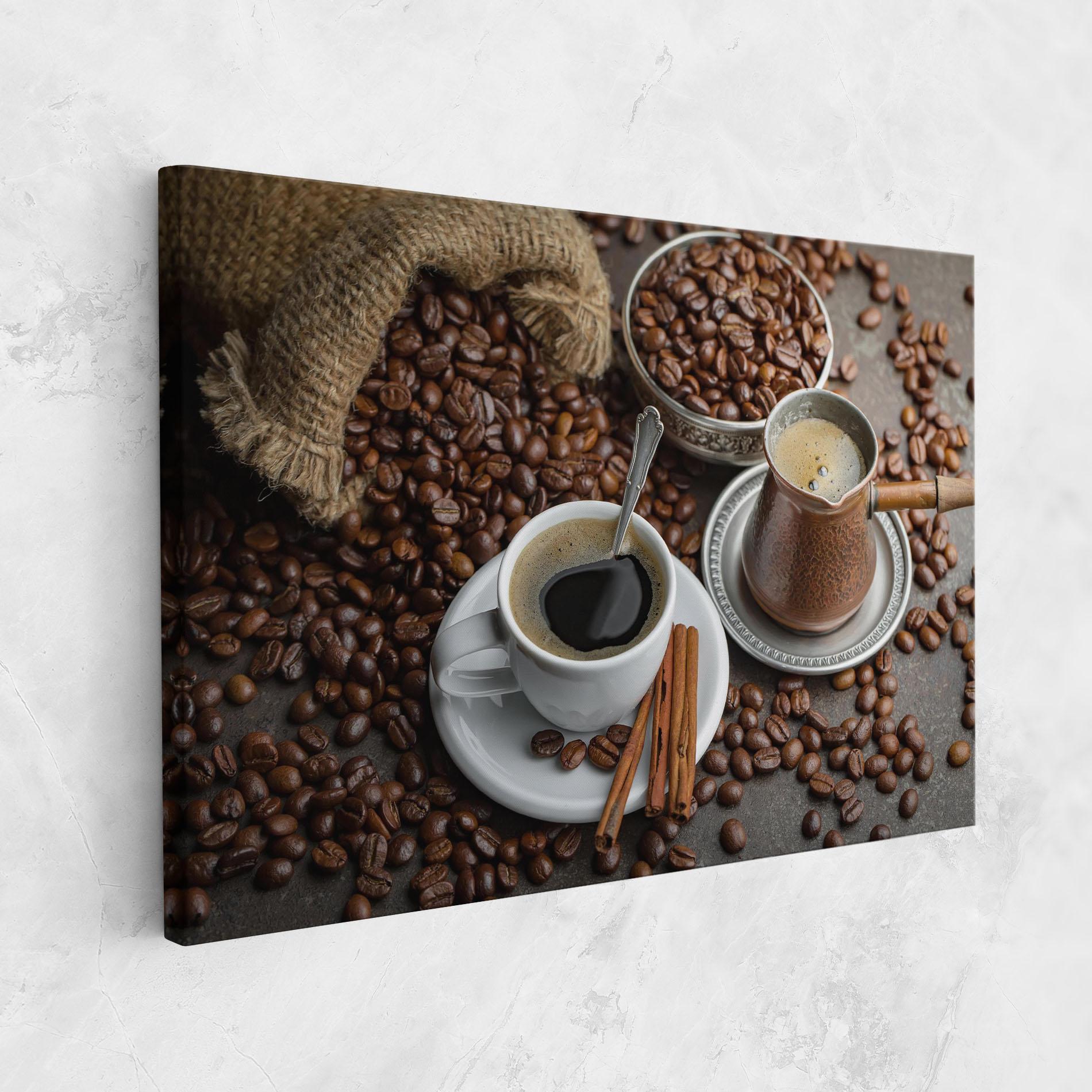 Tablou Canvas Black Coffee Bean mockup 1