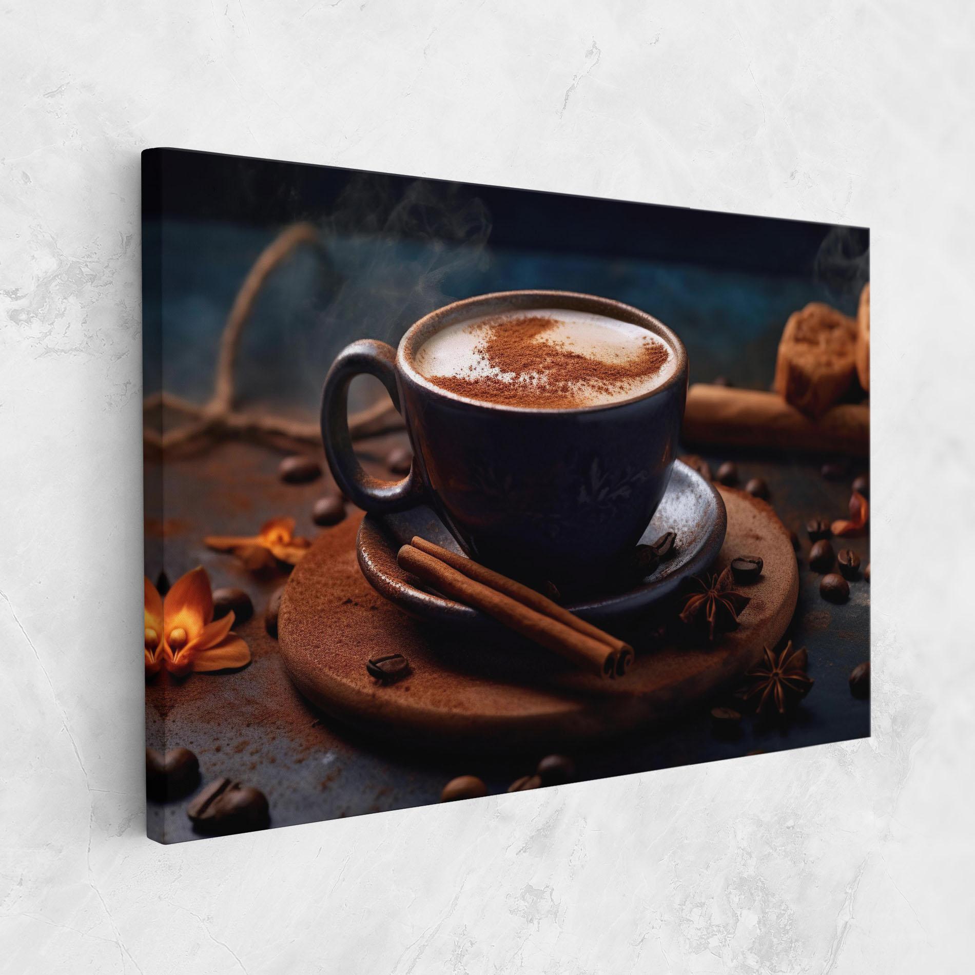 Tablou Canvas Cinnamon Coffee Cup mockup 1