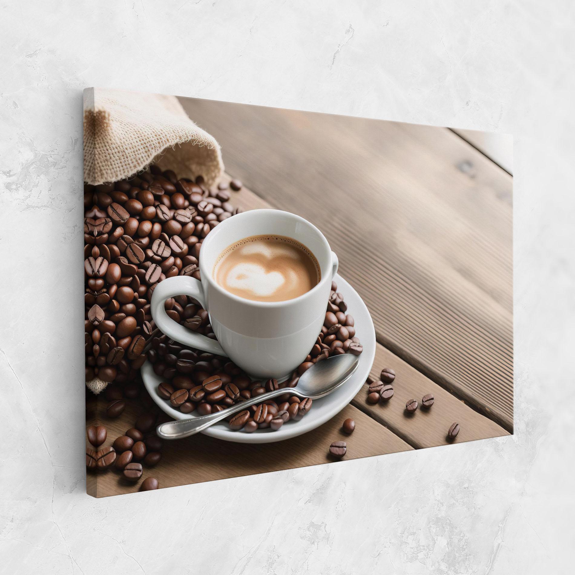 Tablou Canvas Coffee On Table mockup 1