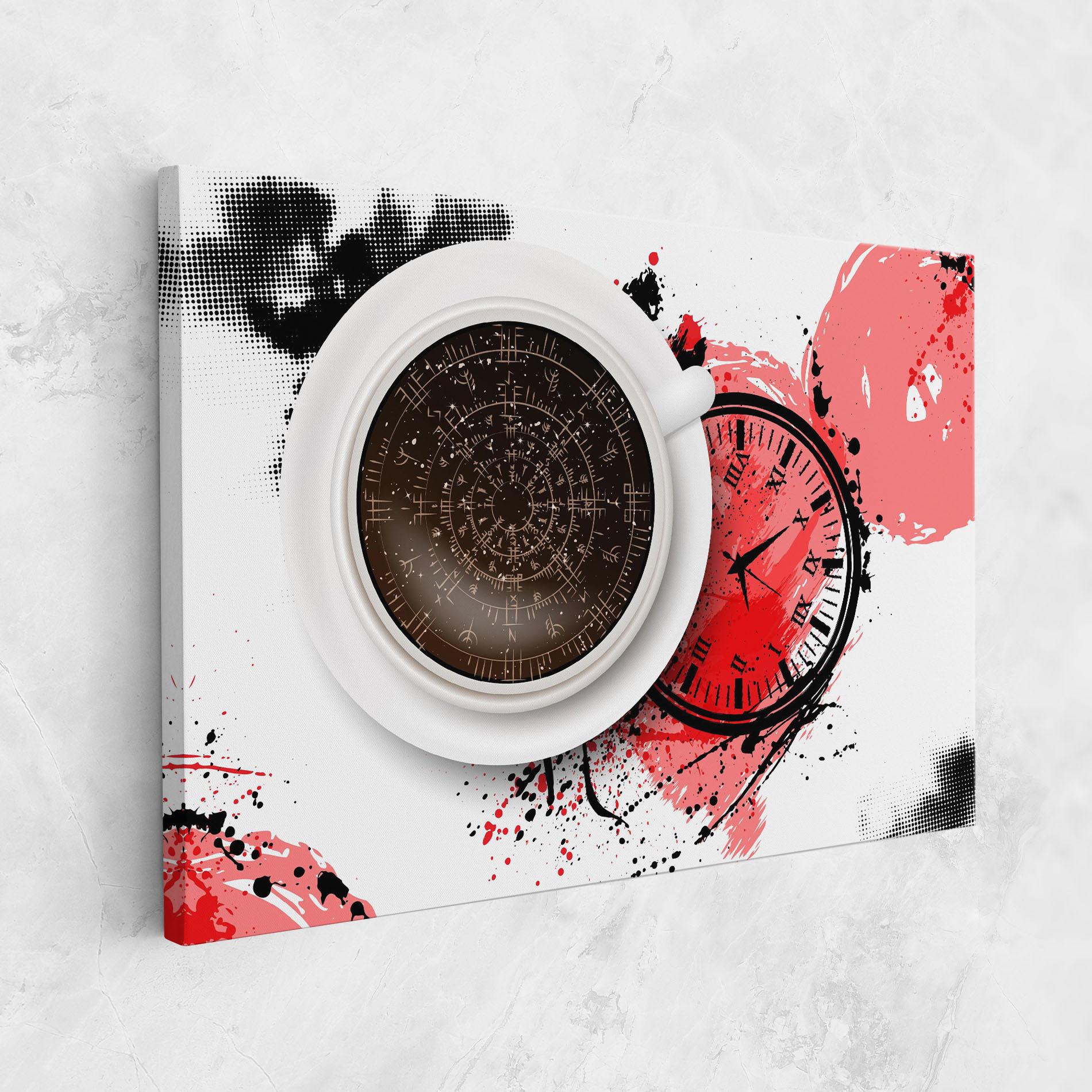 Tablou Canvas Coffee Reading mockup 1
