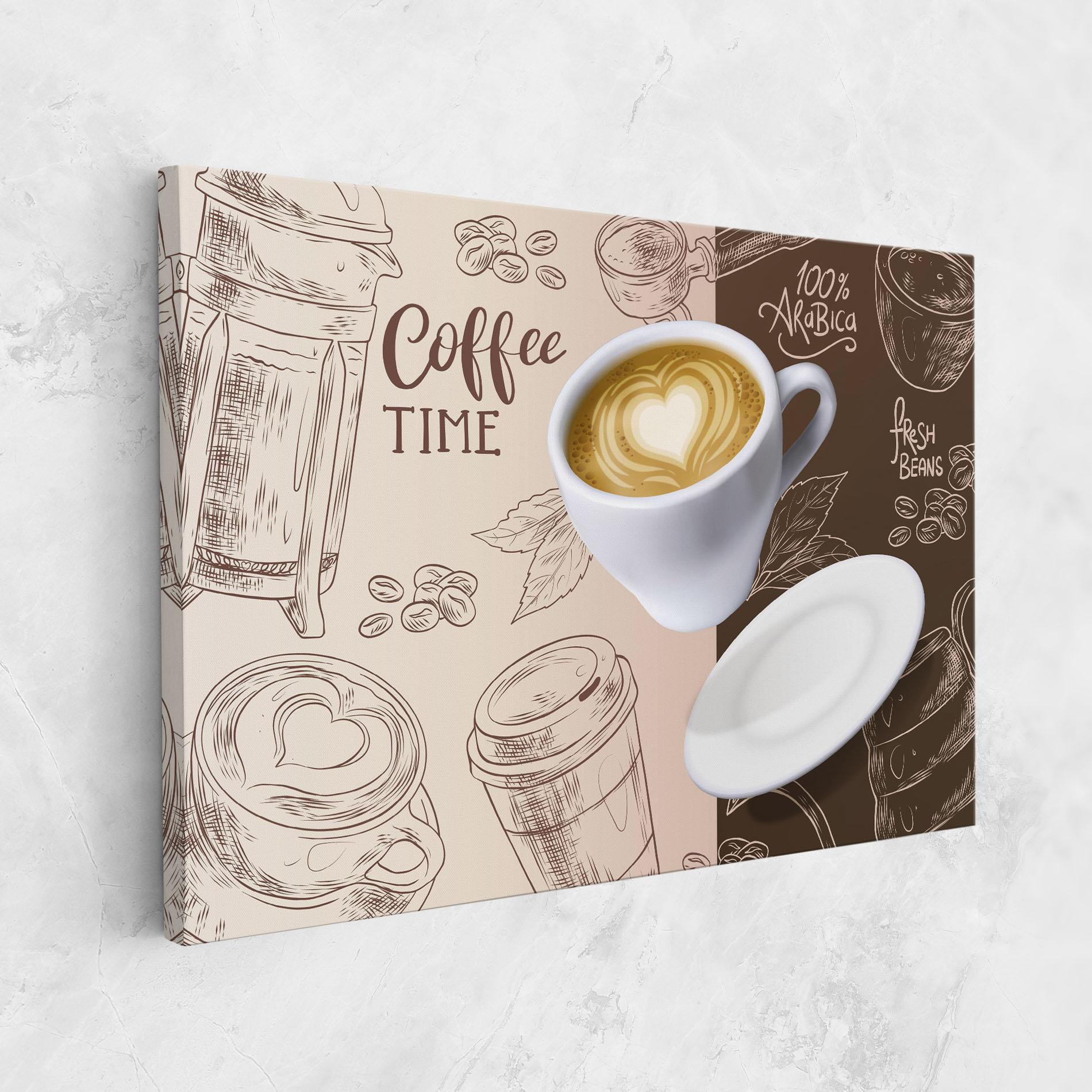 Tablou Canvas Coffee Time mockup 1