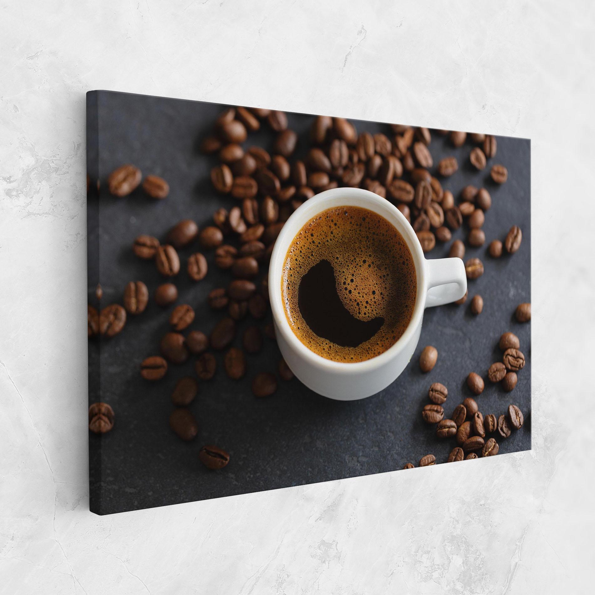 Tablou Canvas Espresso Close Up mockup 1