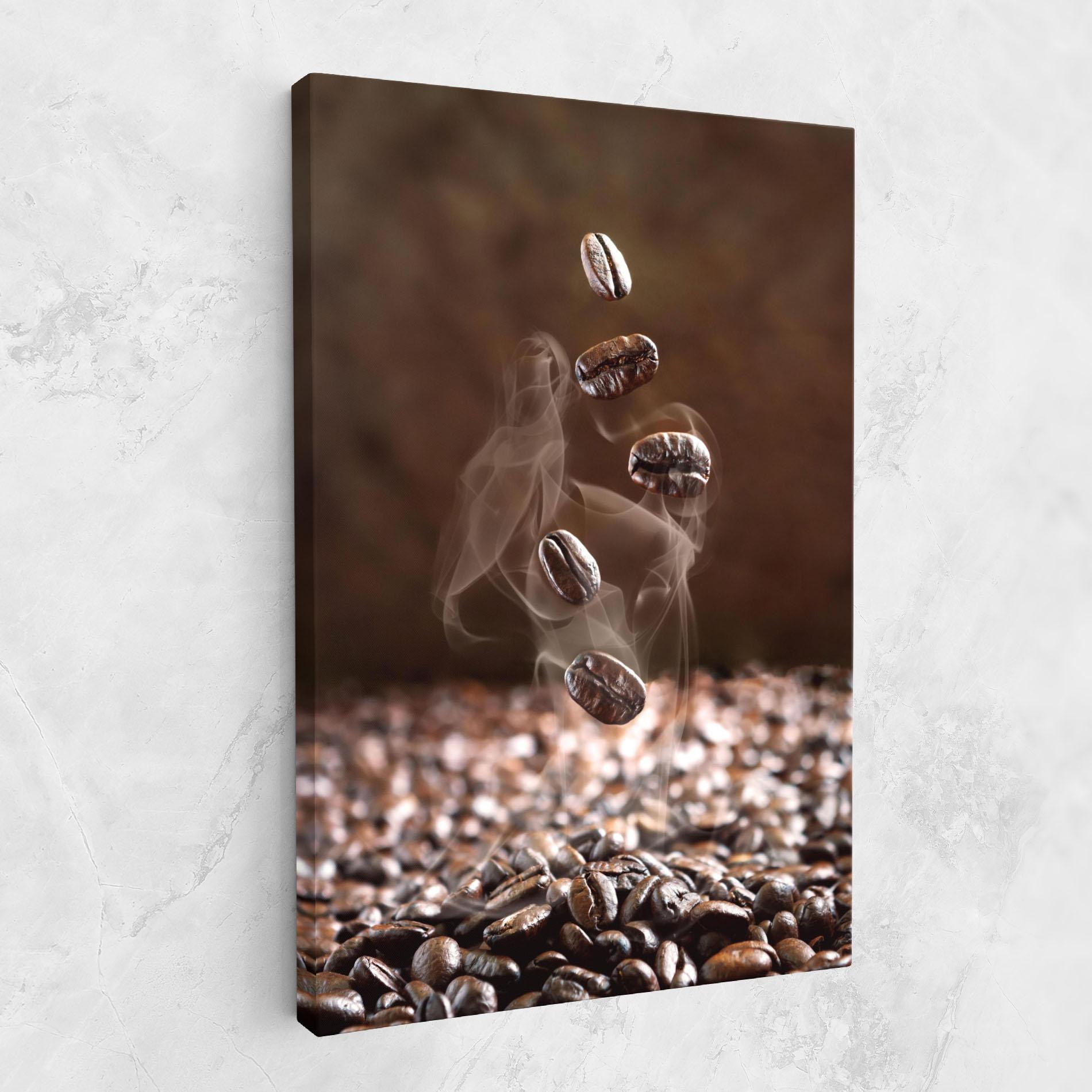 Tablou Canvas Close Up Falling Beans mockup 1