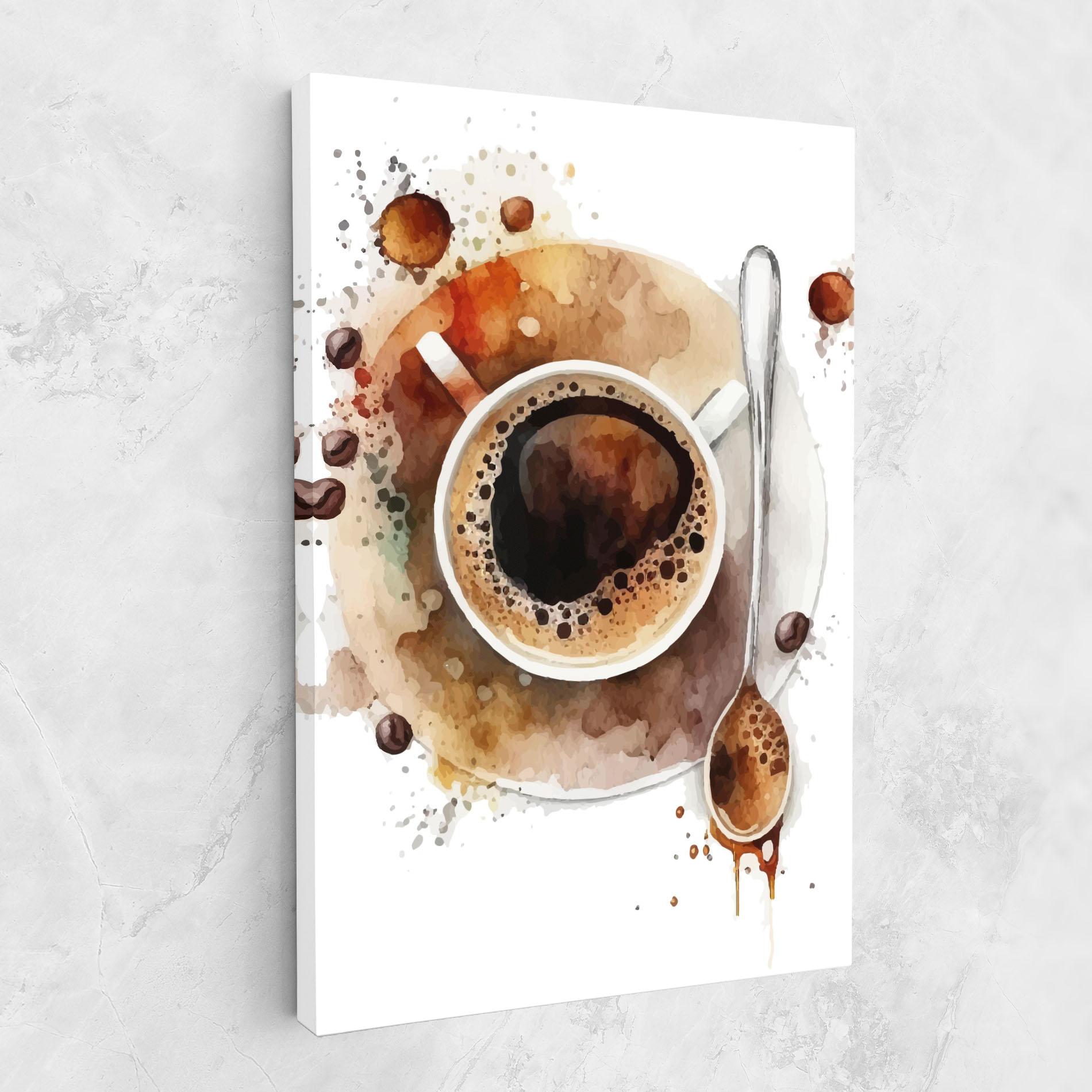 Tablou Canvas Coffee Liquid mockup 1