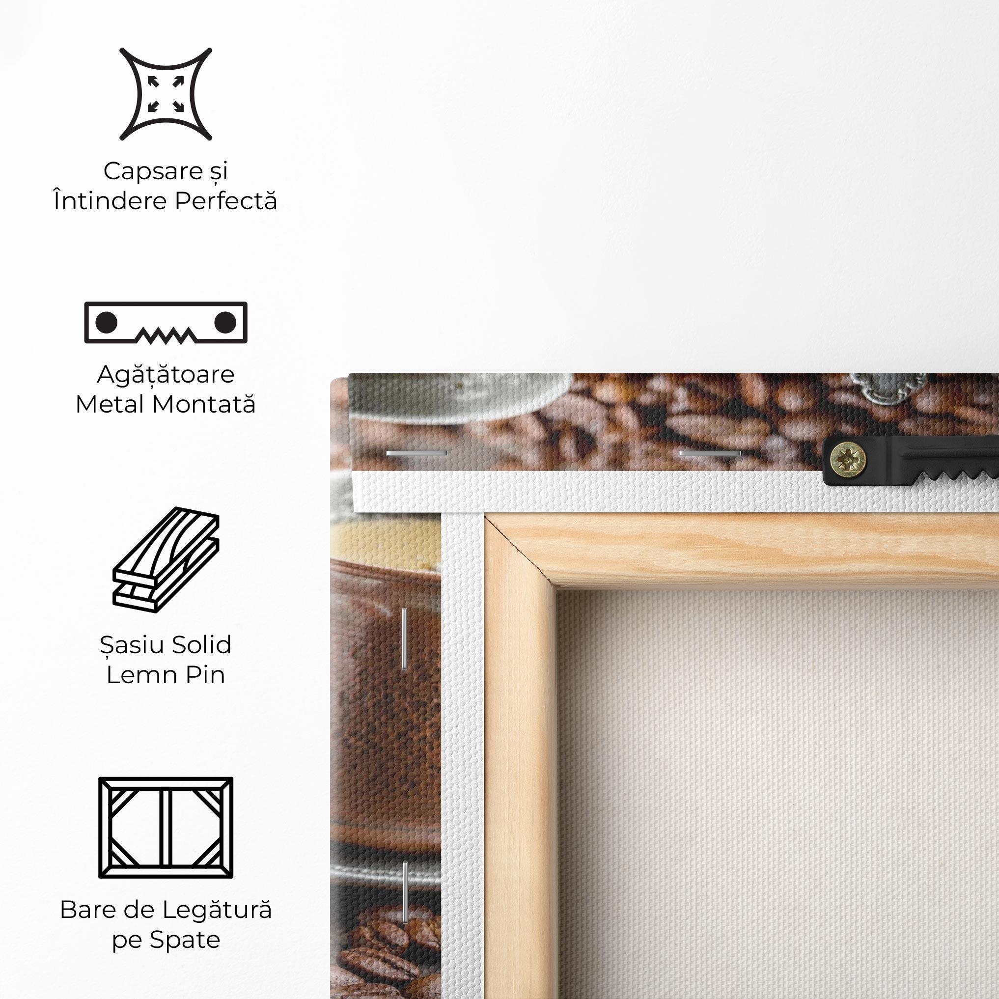 Tablou Canvas Black Coffee Beans mockup 5