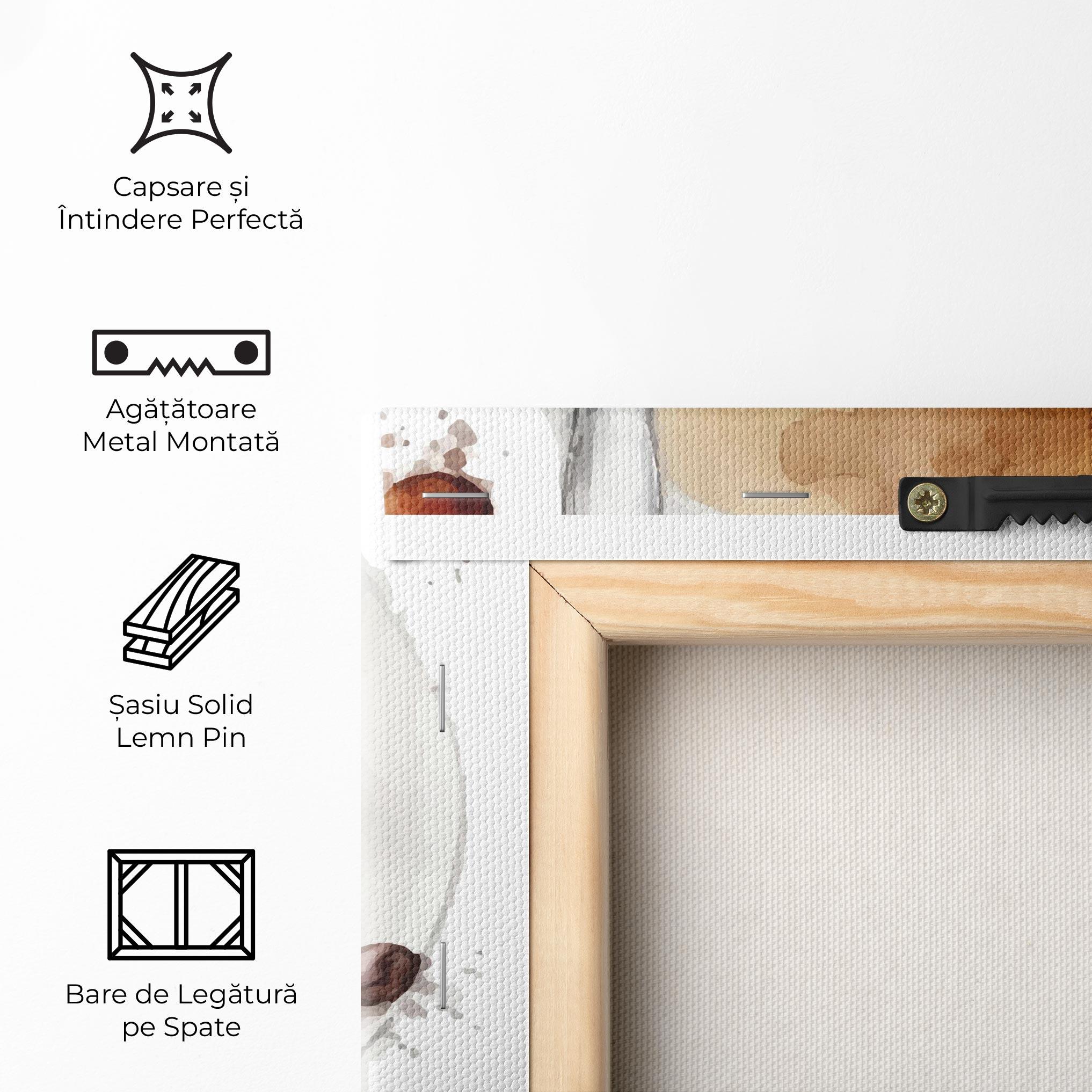 Tablou Canvas Coffee Liquid mockup 5