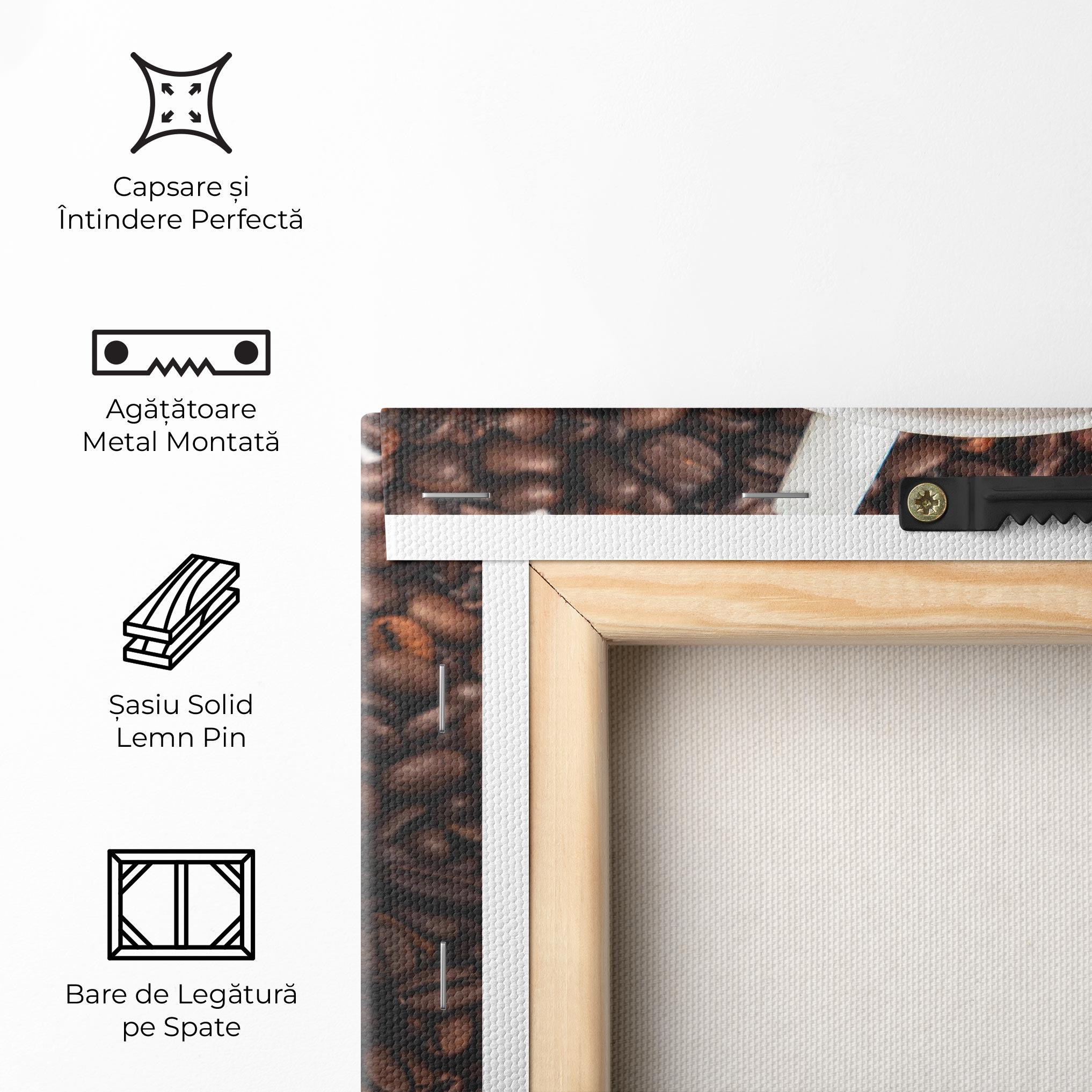 Tablou Canvas Sun Pattern Coffee mockup 5
