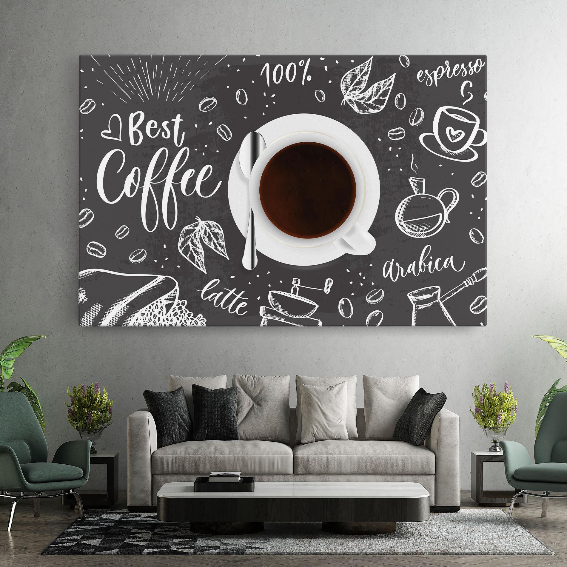 Tablou Canvas Best Coffee mockup 7